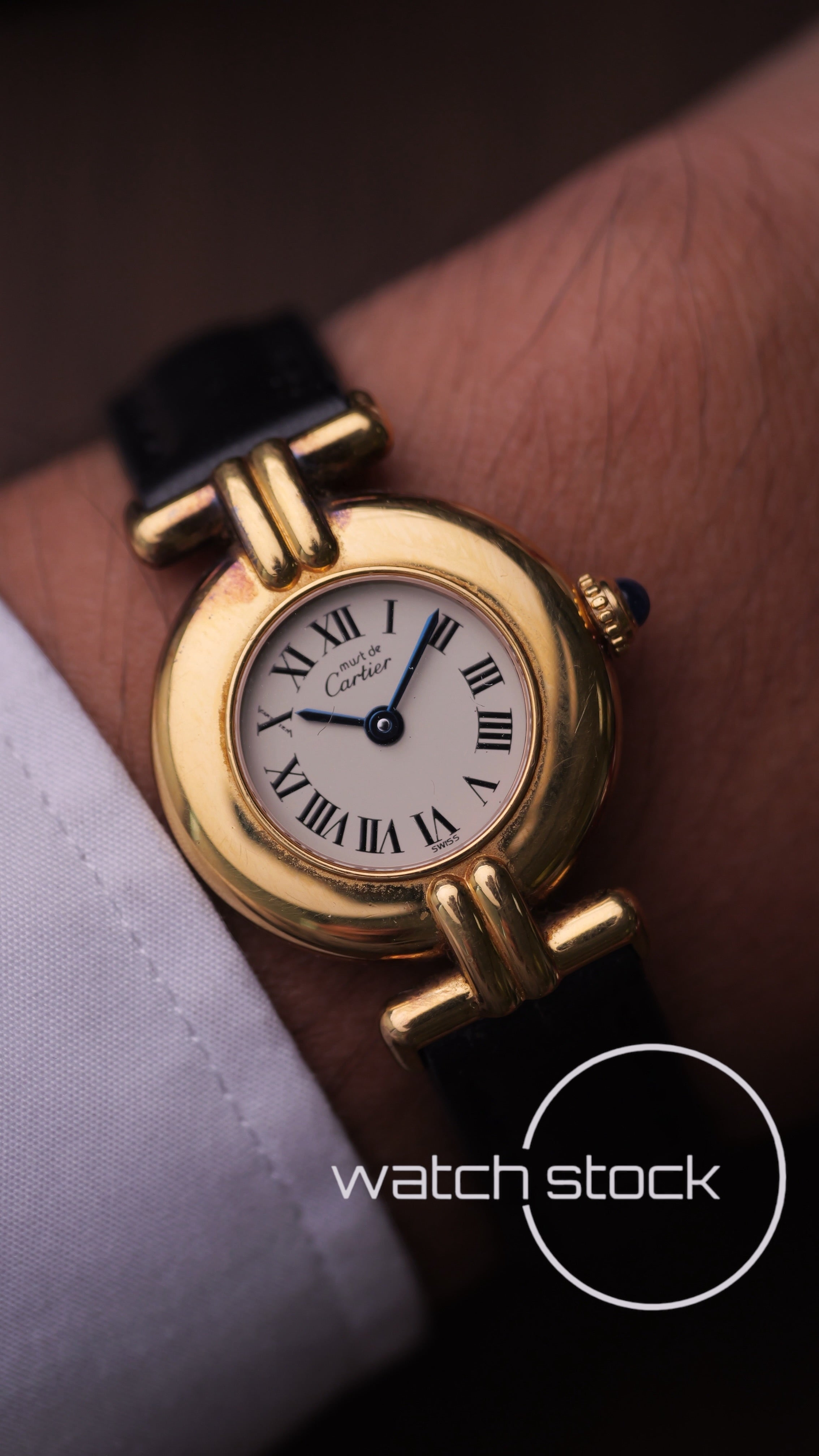 Cartier colisee 24mm ref. 590002  White dial quartz