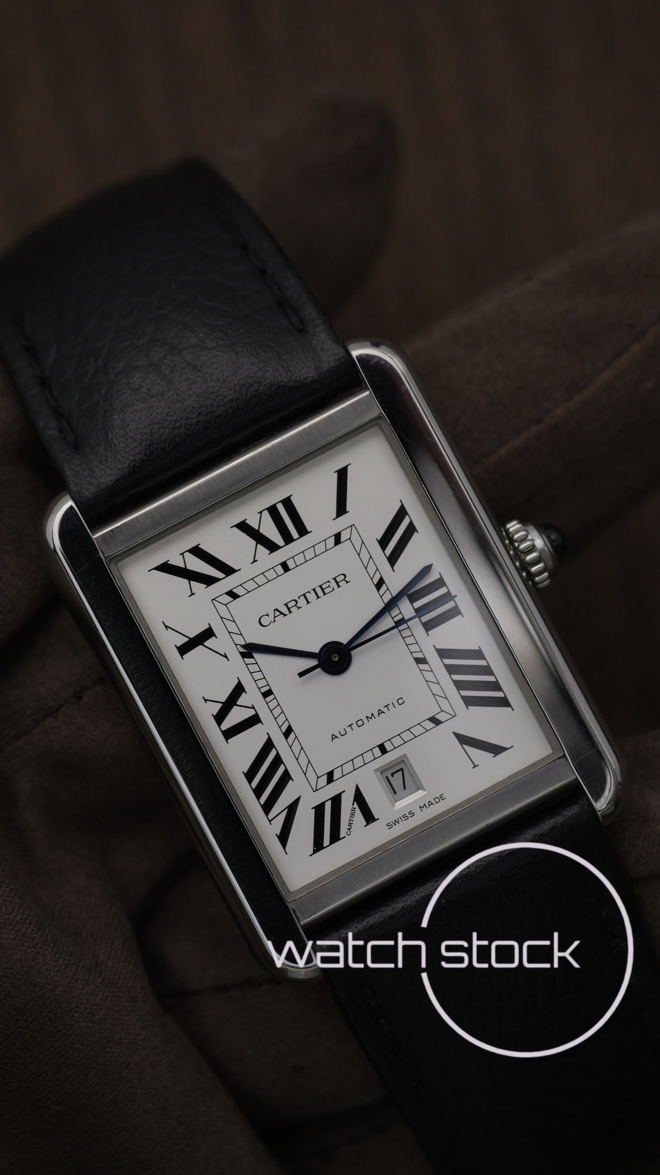 Cartier tank solo XL automatic 2018 ref. 3800 Full set