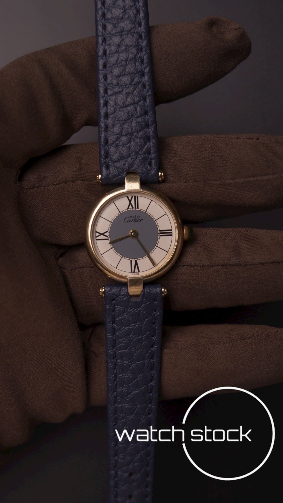 Coppia Cartier Vermeil referenza 590003/590004