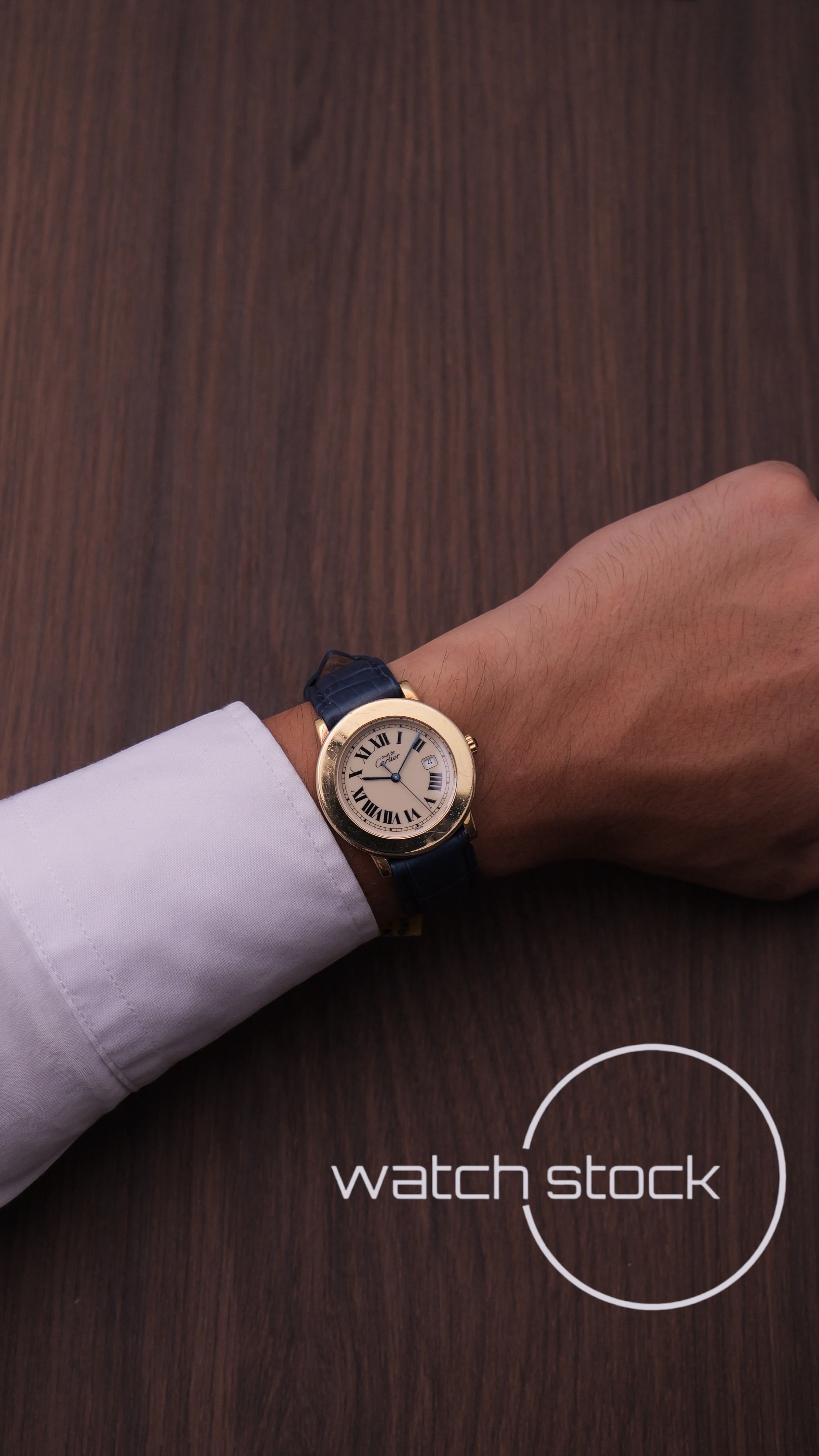 Cartier ronde vintage 33mm Swiss Only
