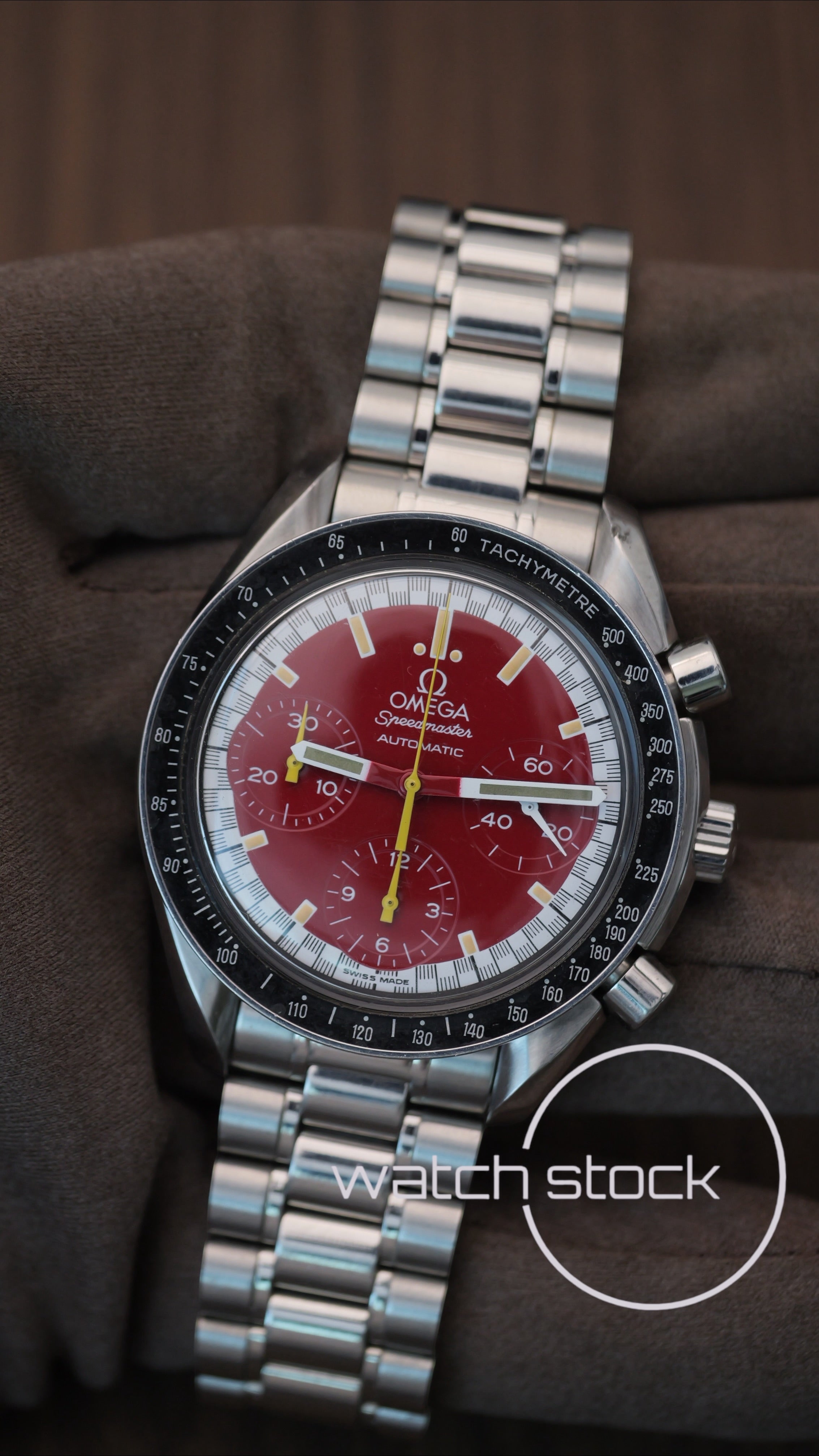 Omega Speedmaster Reduced  Schumacher Red Edition 39mm  1995