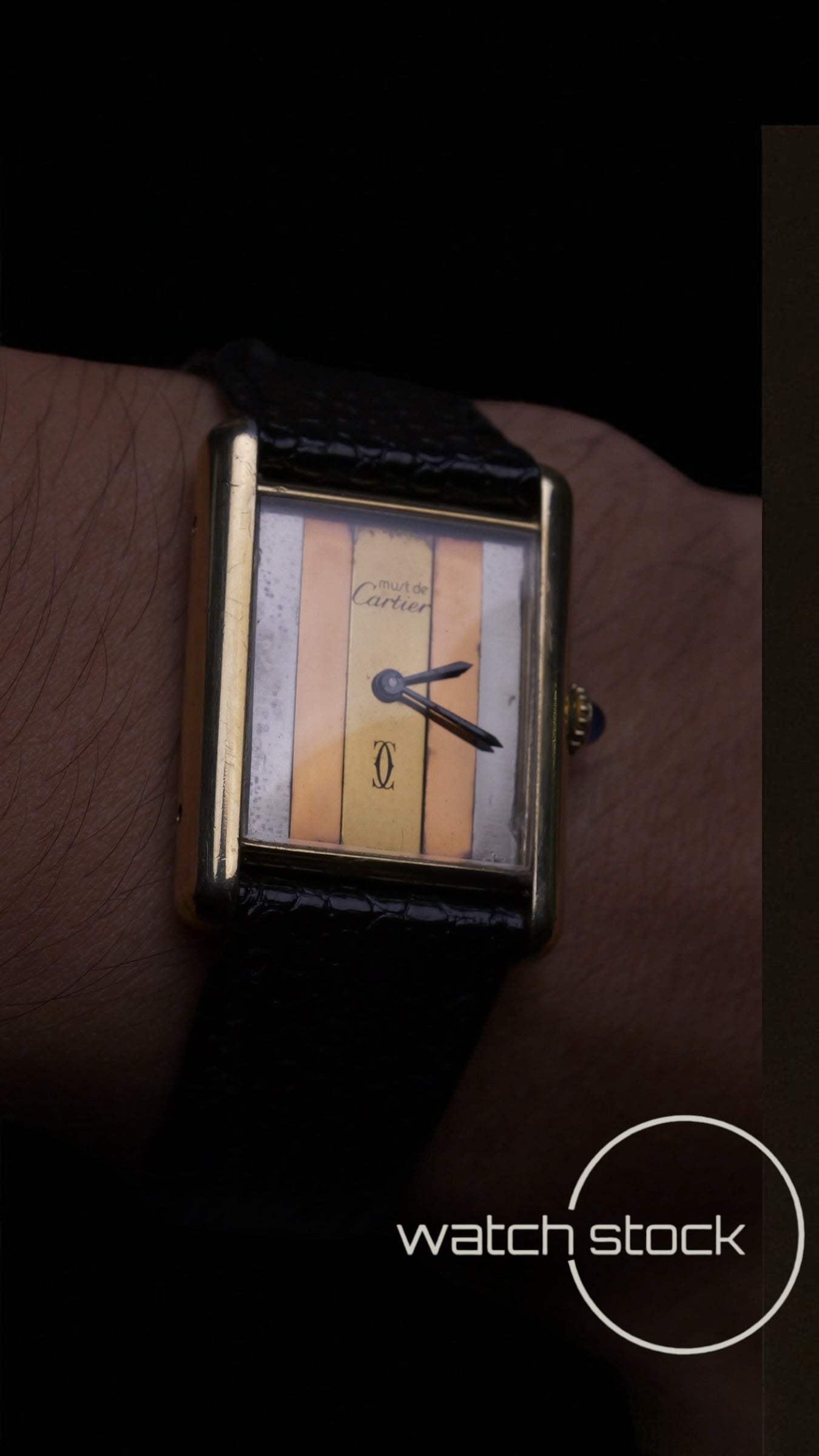Cartier Tank TG6 ref160800 quadrante trinity 1970