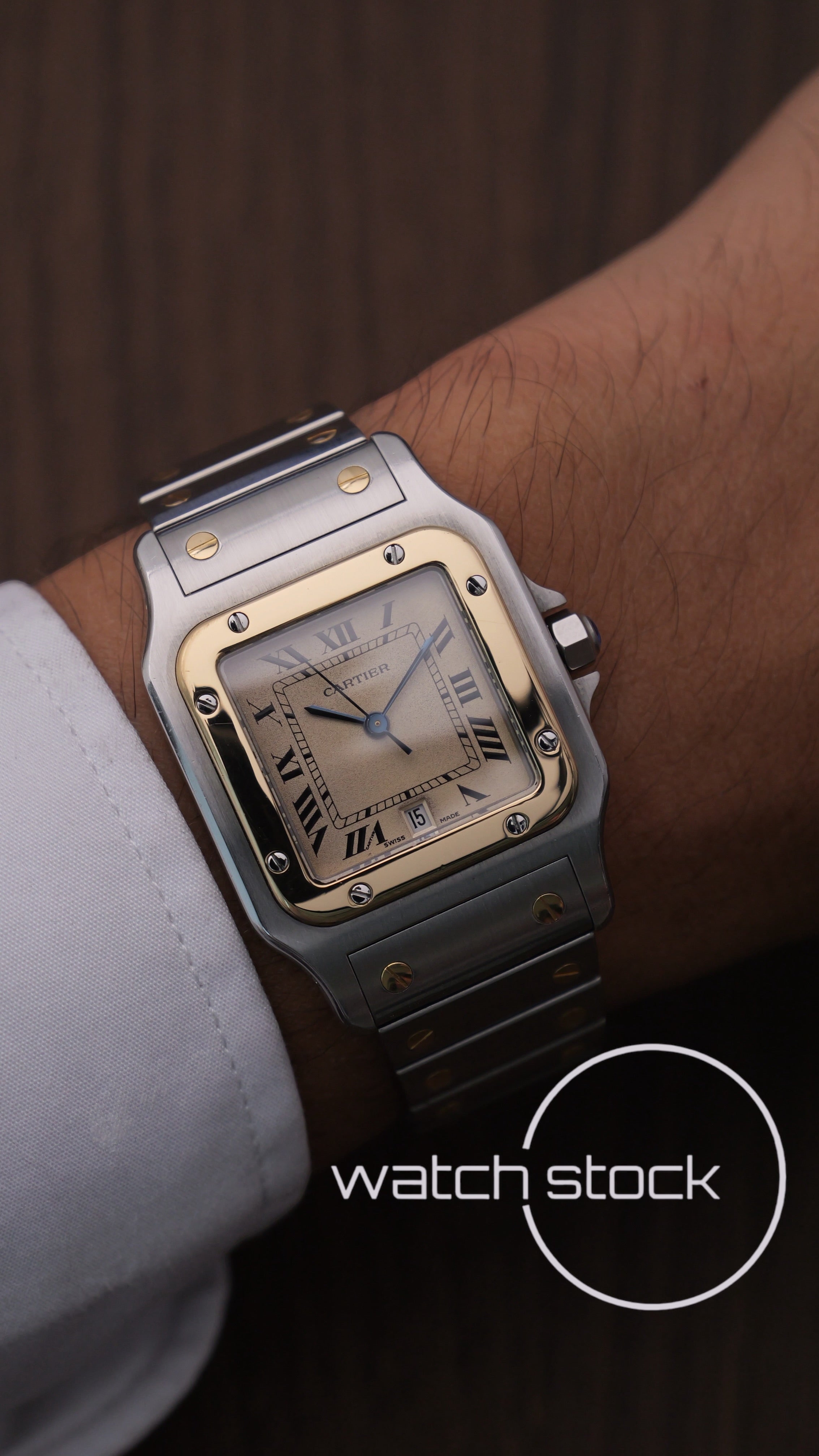 Cartier santos galbee 29x41mm Ref. 187901