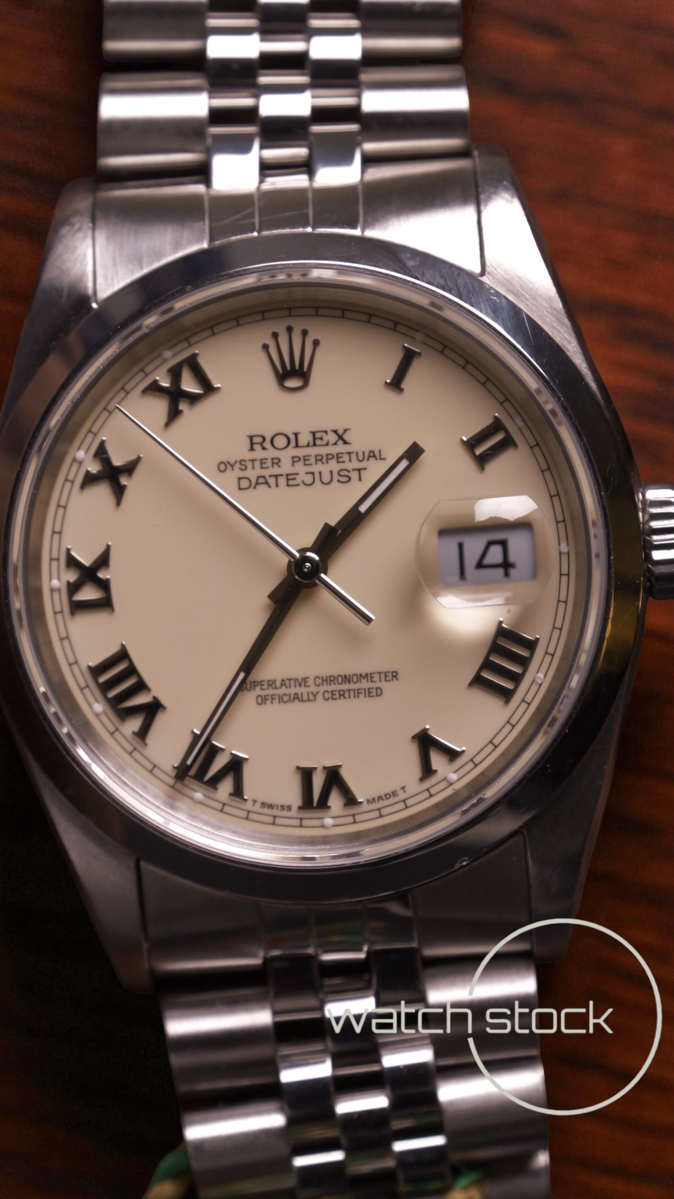 Rolex datejust 36mm ref.16200 with paper  cream dial