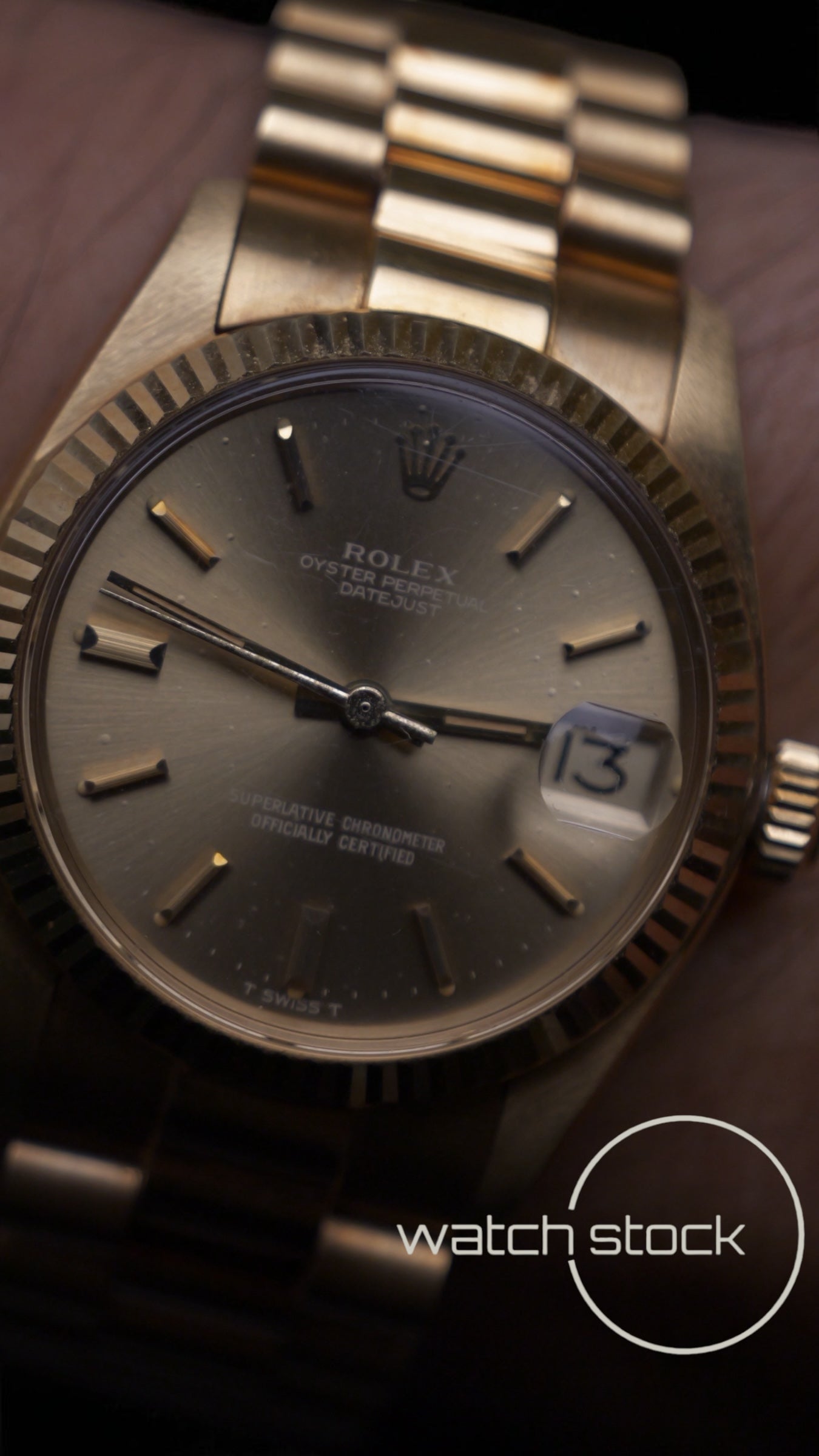 Rolex Datejust 31mm ref.6827 full gold FULL SET