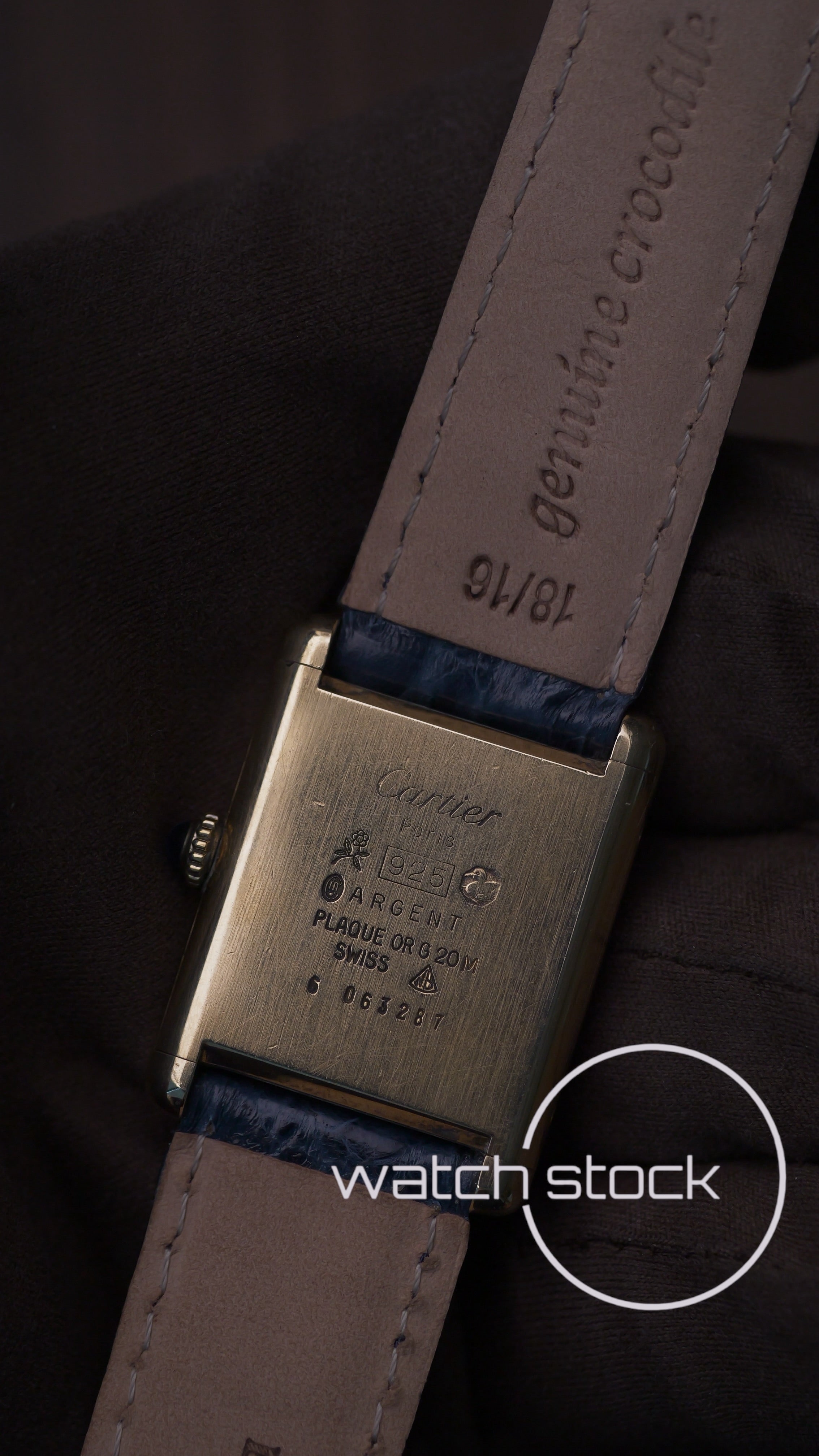 Cartier Tank TG6 quadrante lemon 1980