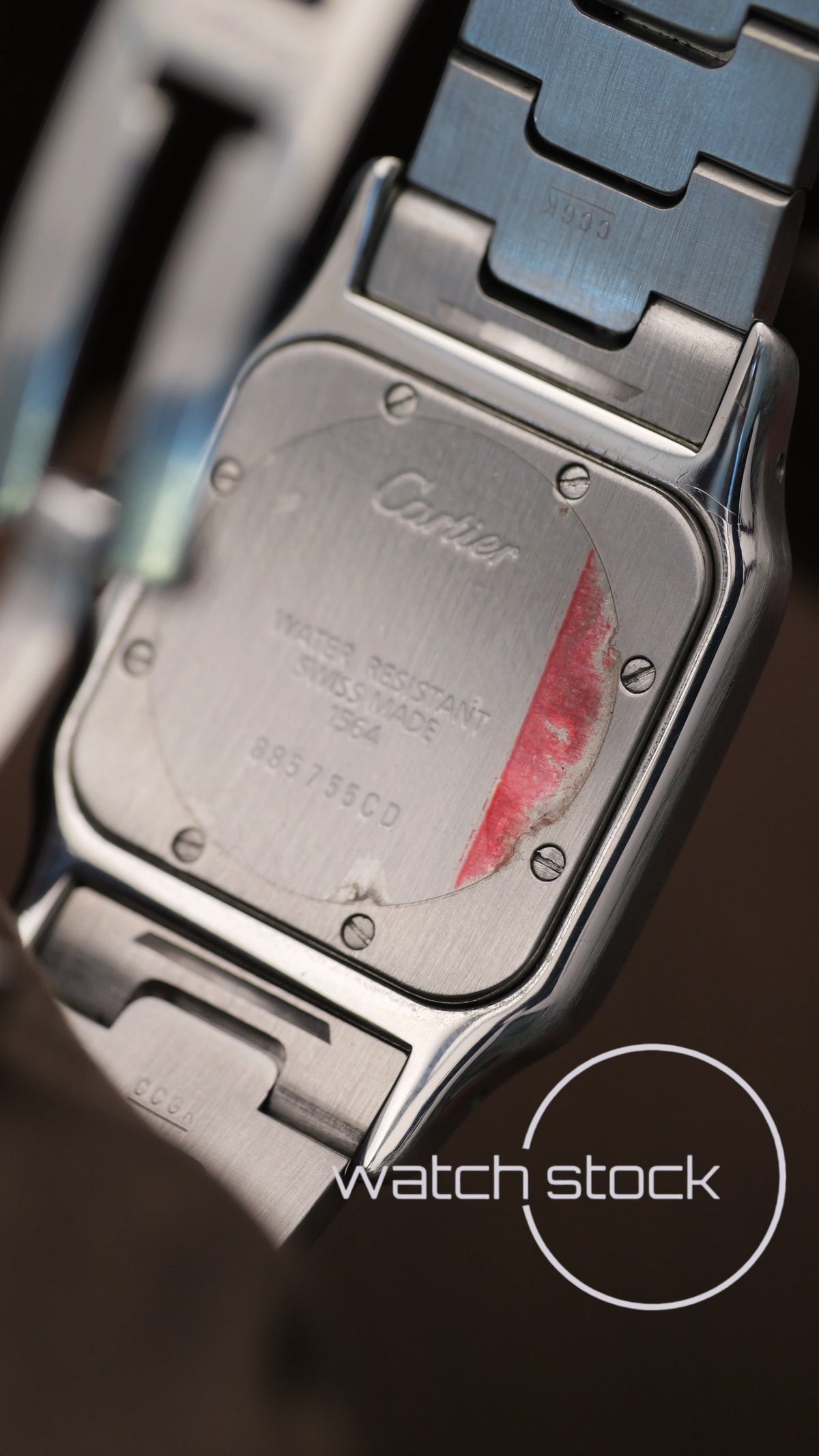 Cartier santos galbee quartz ref.1564 29x41mm