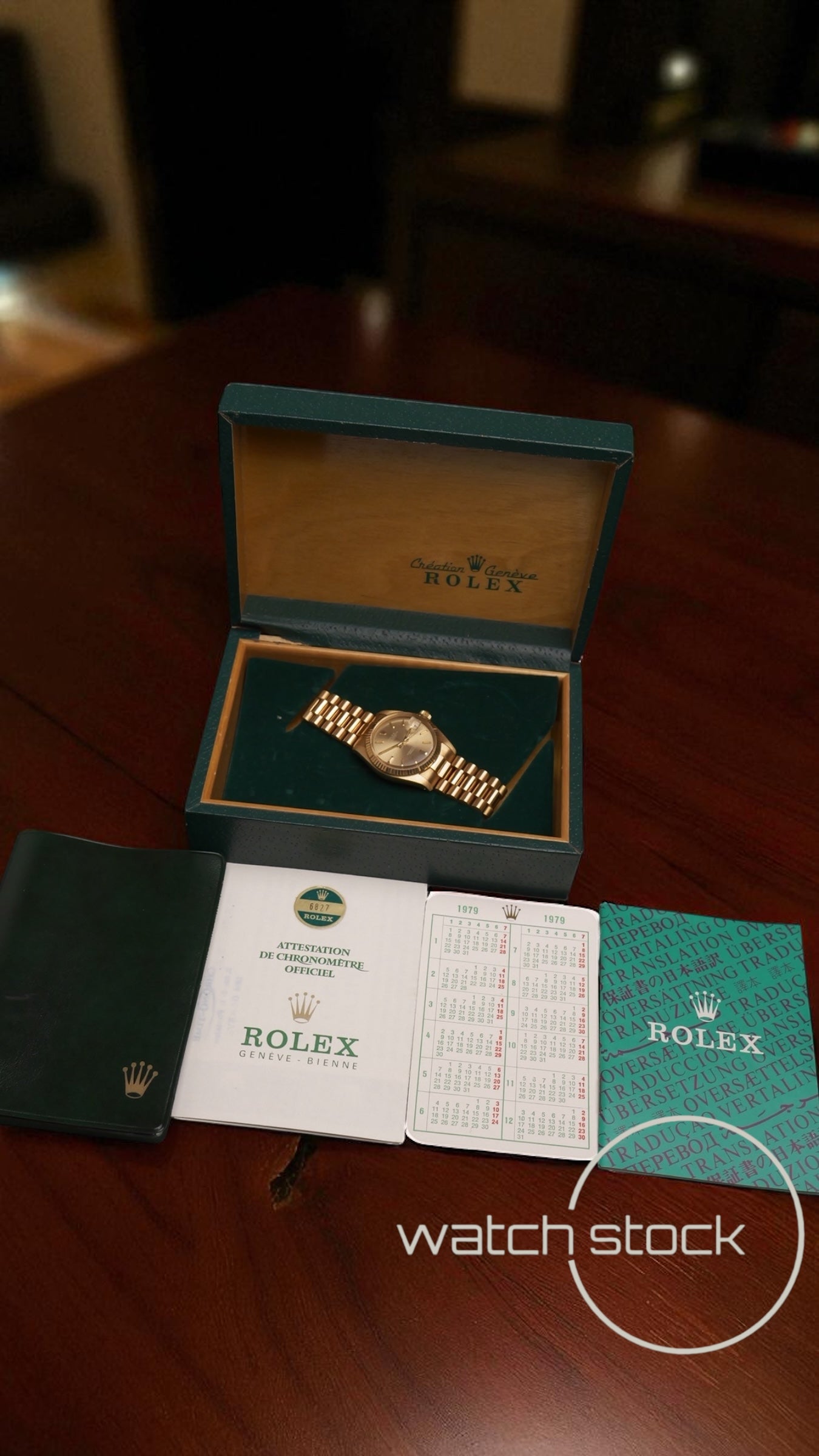 Rolex Datejust 31mm ref.6827 full gold FULL SET