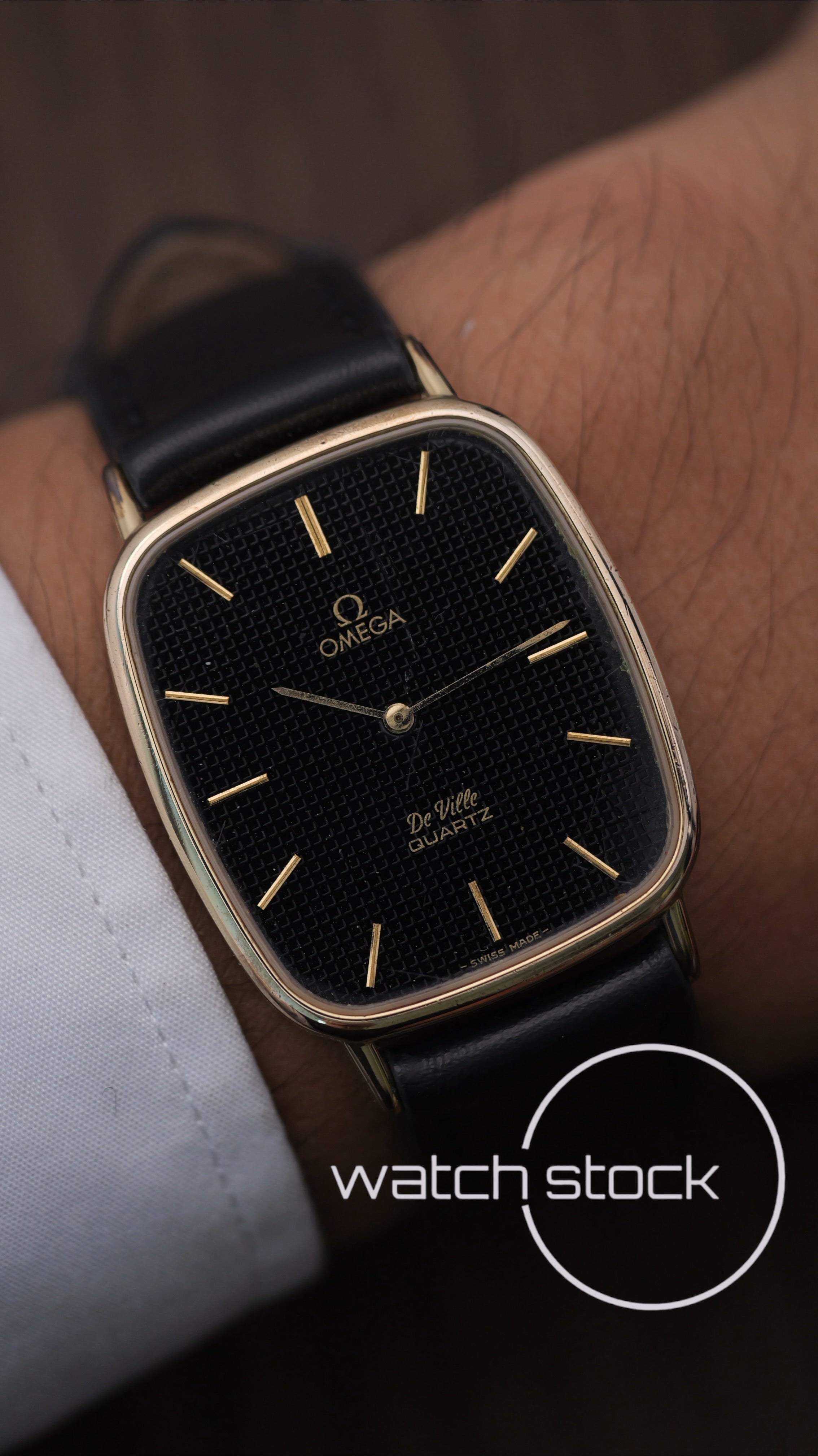 Omega De Ville Quartz Black Dial