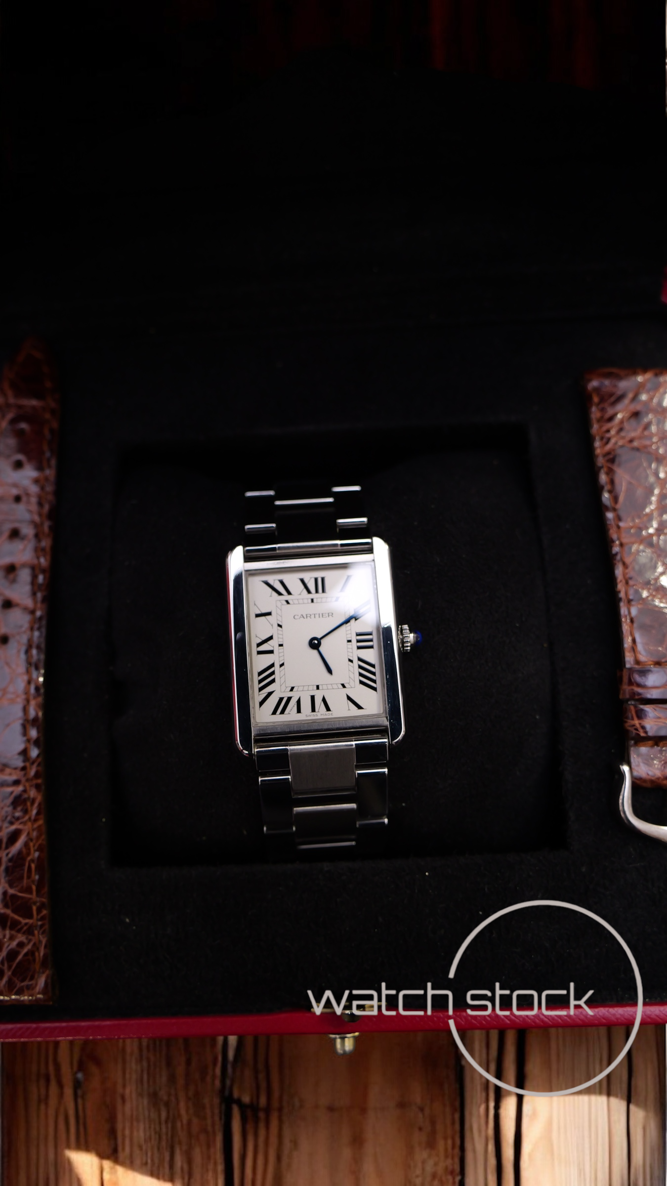 Cartier tank solo xl ref.3169 27x35mm quarz