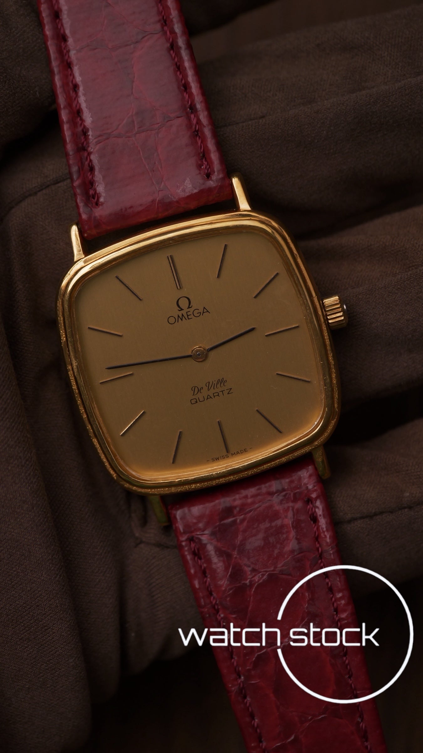 Omega De ville vintage 34mm placcato oro