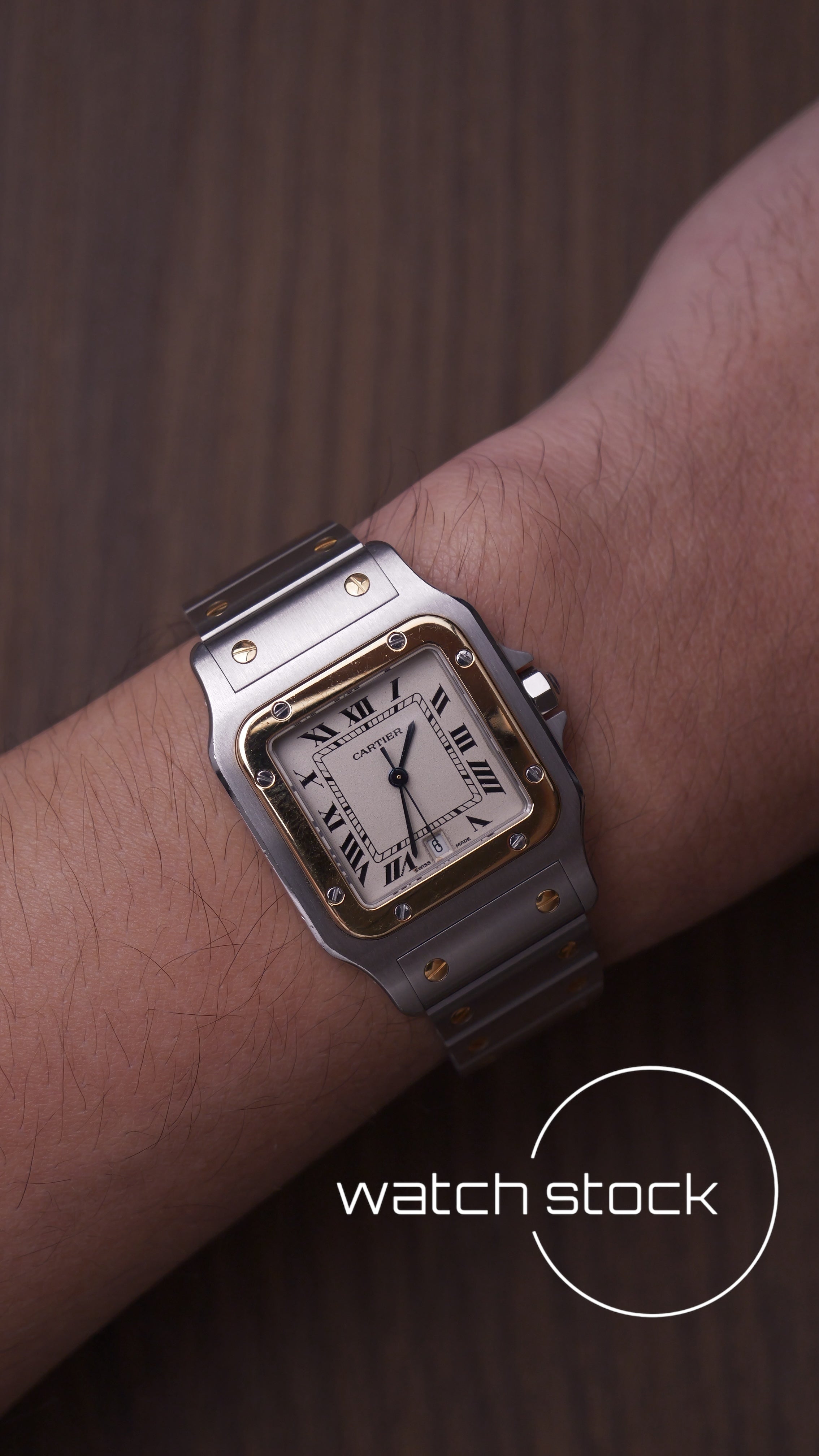 Cartier santos galbee 29x41mm ref.187901 Men size Like new