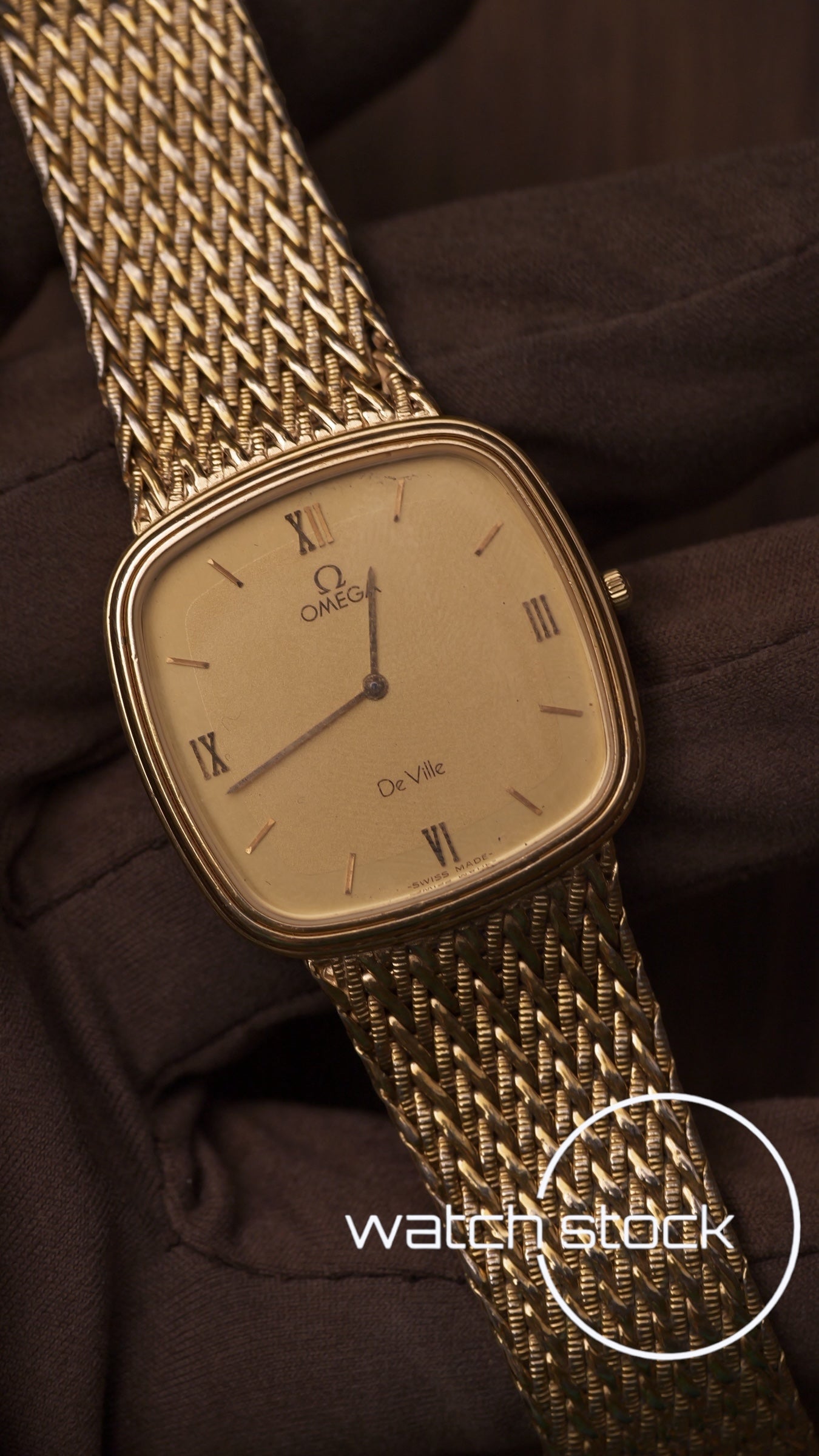 Omega De ville vintage 34mm placcato oro