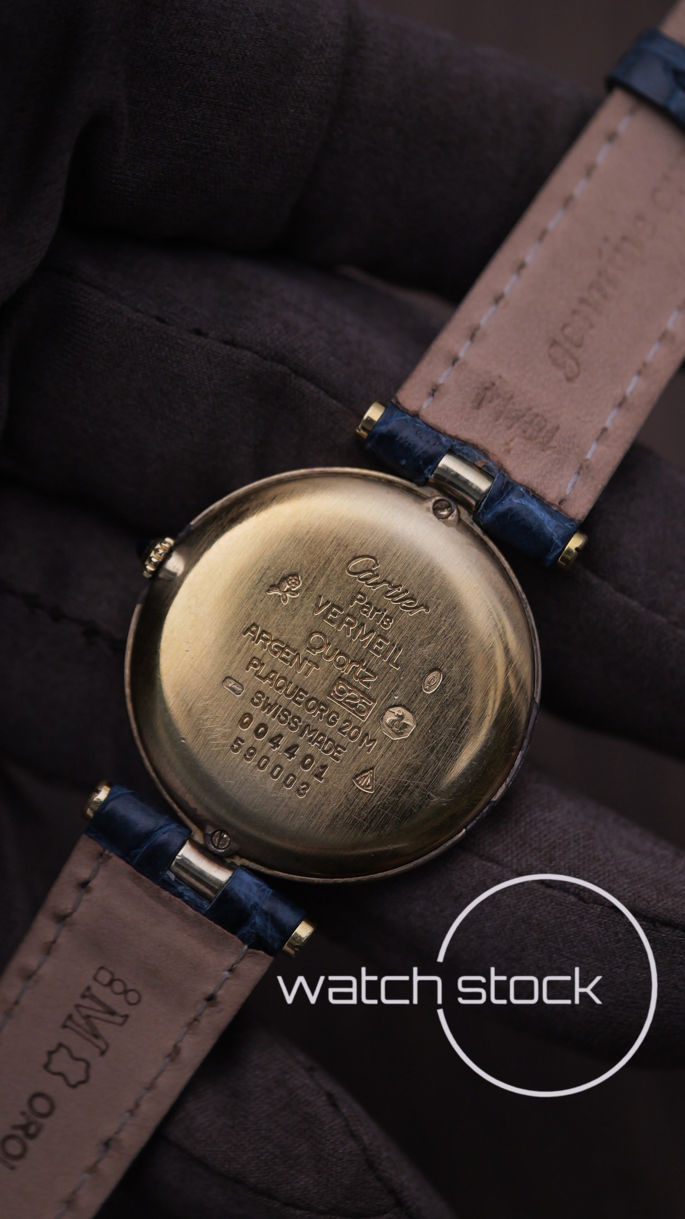 Cartier Vendome 30mm Trinity dial anno 1980