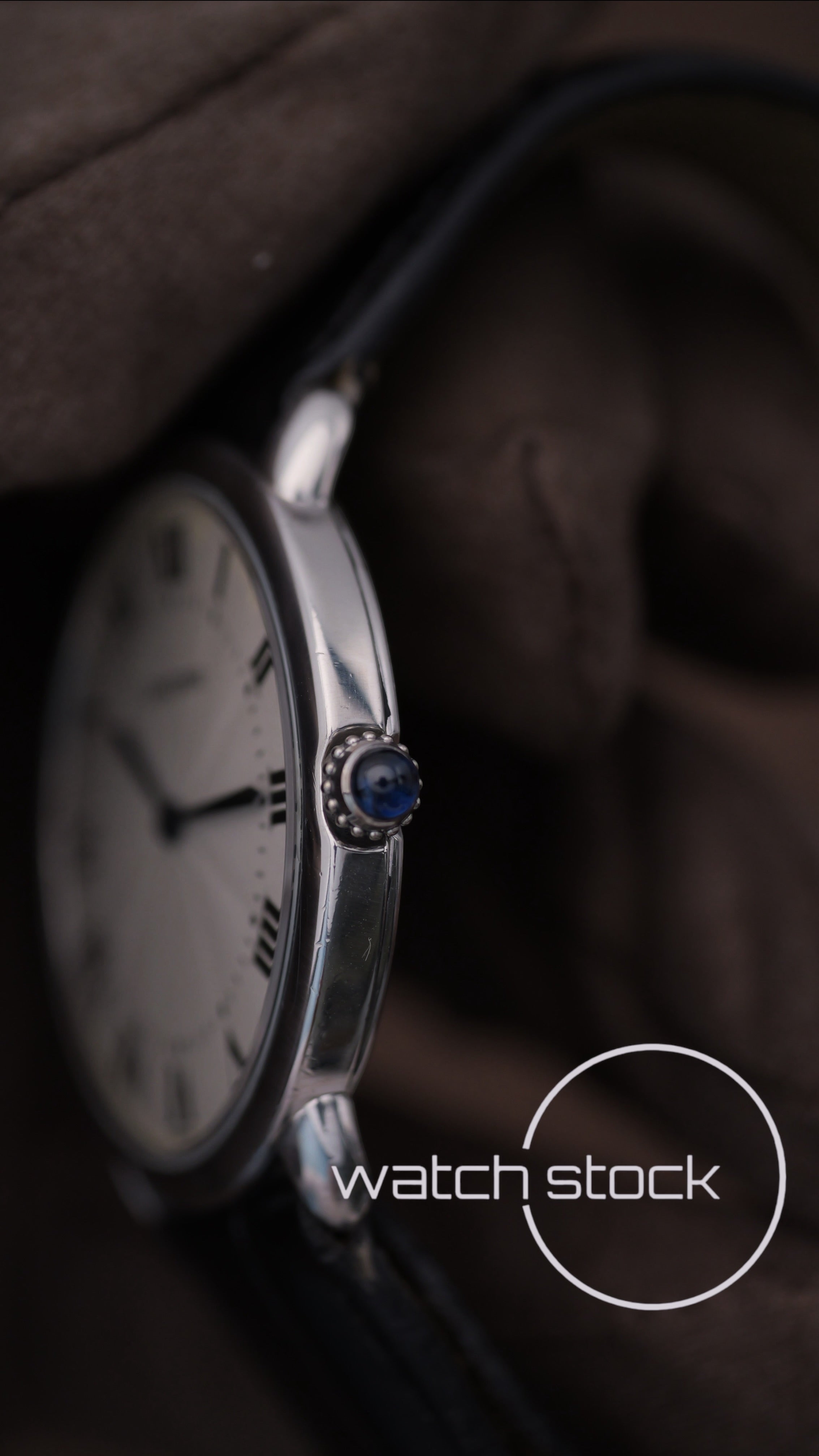 Cartier Ronde Louis Cartier 36mm ref.1297 MOLTO RARO Platino e Oro Bianco