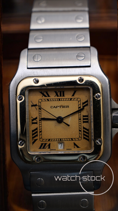 Cartier santos galbe 29x41mm must de cartier quarz