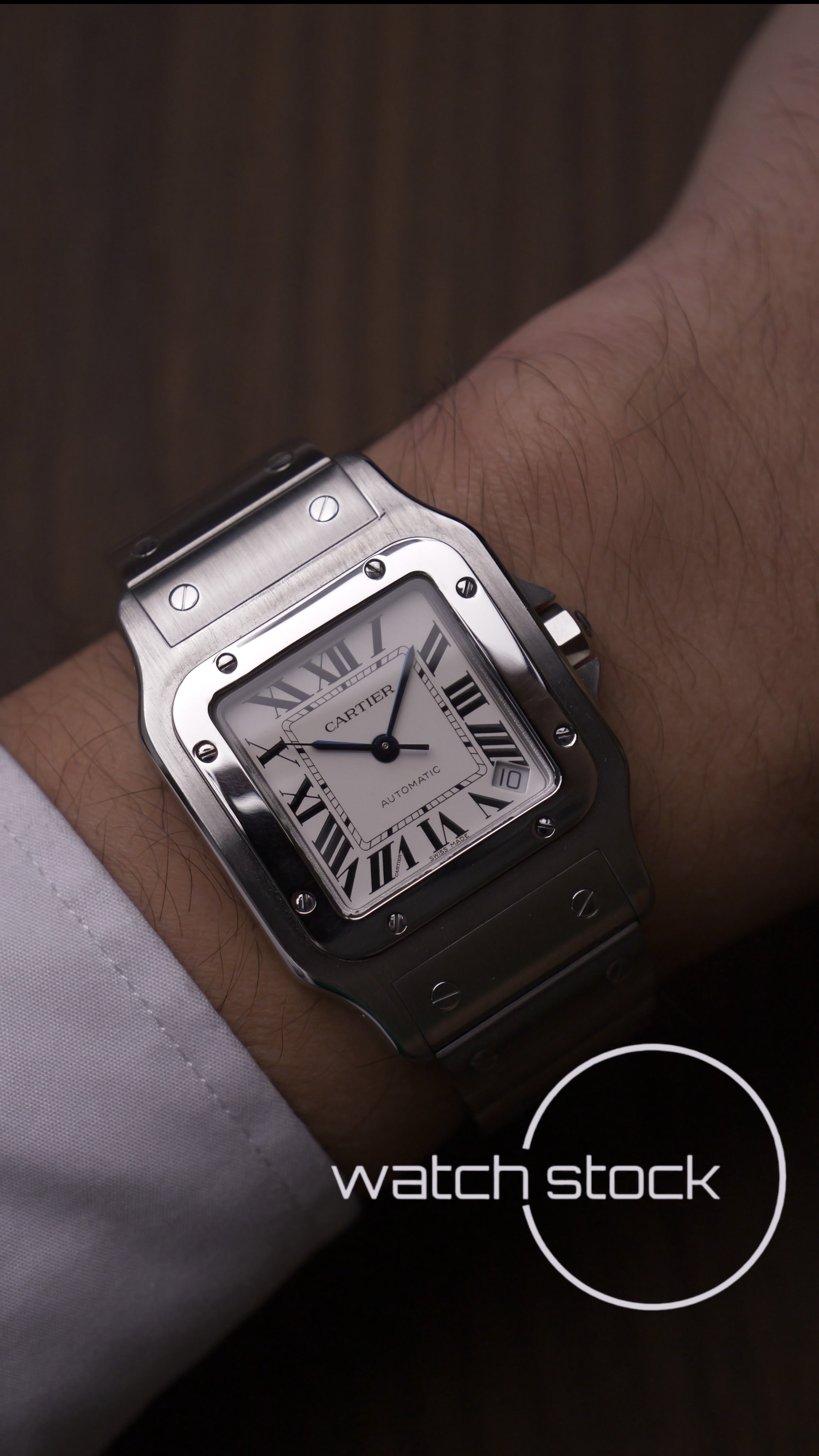 Cartier santos XL FULL SET ref.2823 Automatic 32x45mm