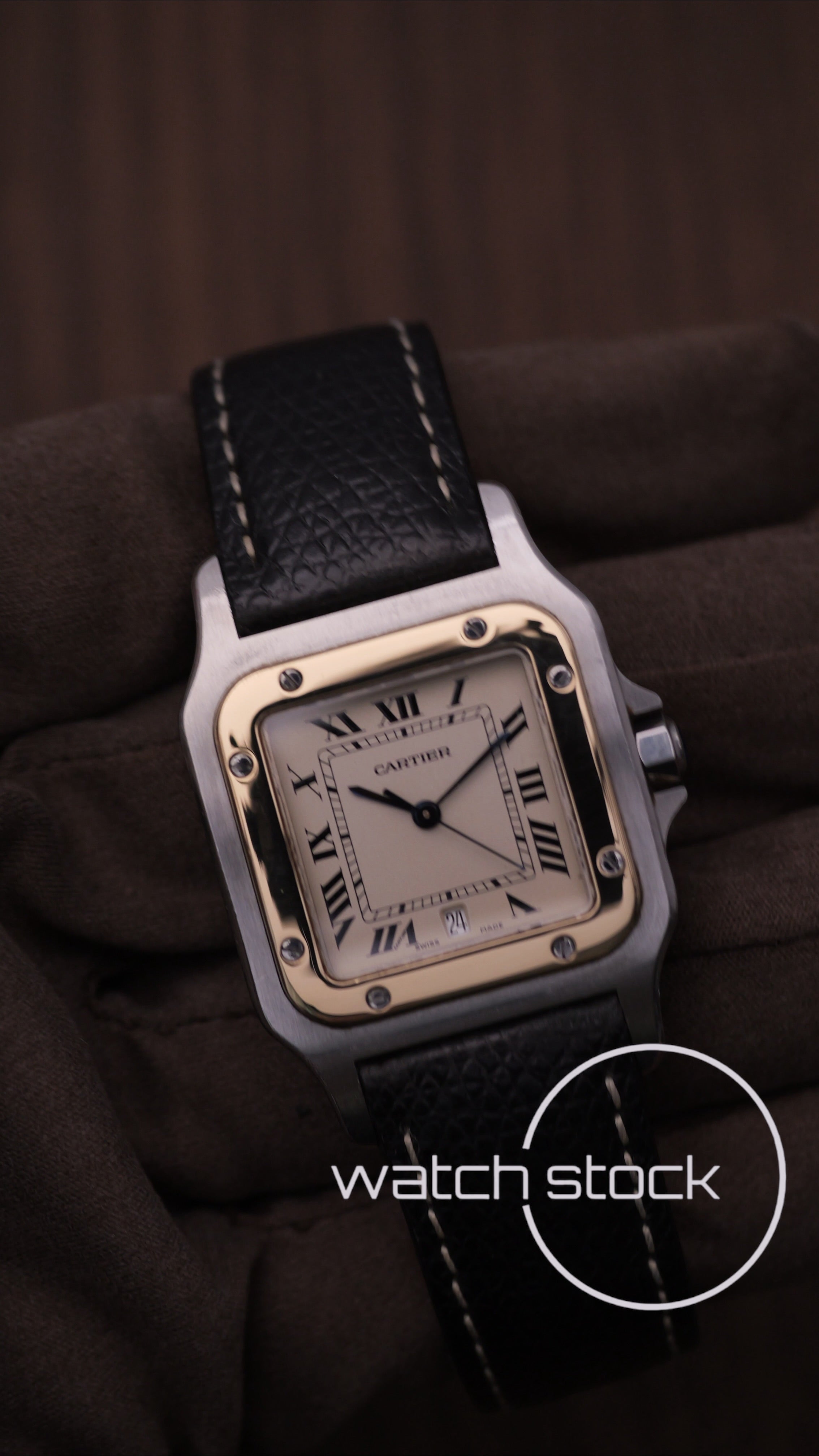 Cartier santos galbee 29x41mm Ref. 187901