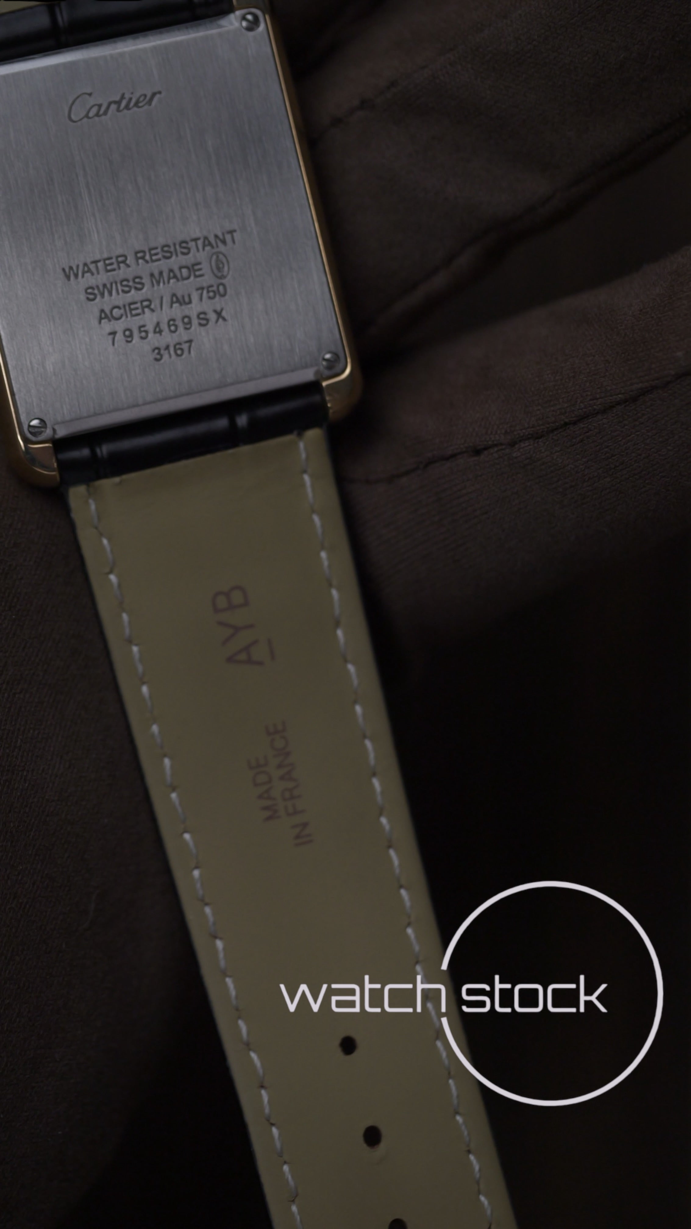 Cartier tank solo L 18K GOLD ref.3167 27x35mm quartz