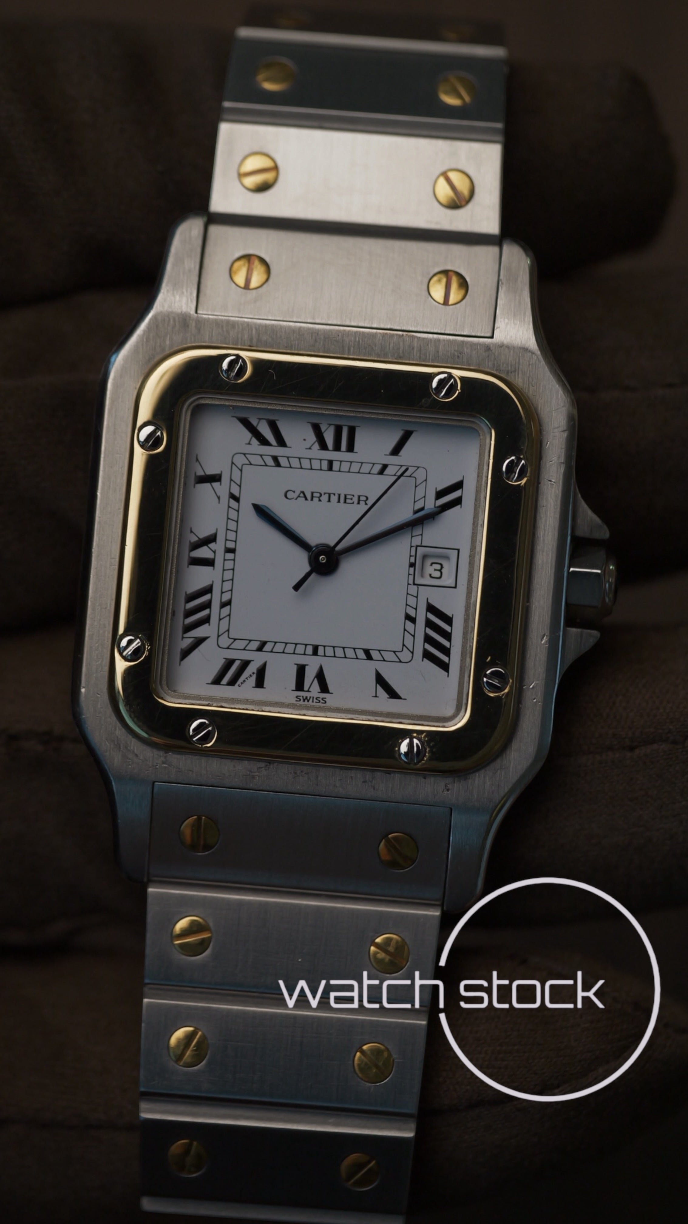 Cartier santos carré ref.2961 Automatic vintage 29x41mm
