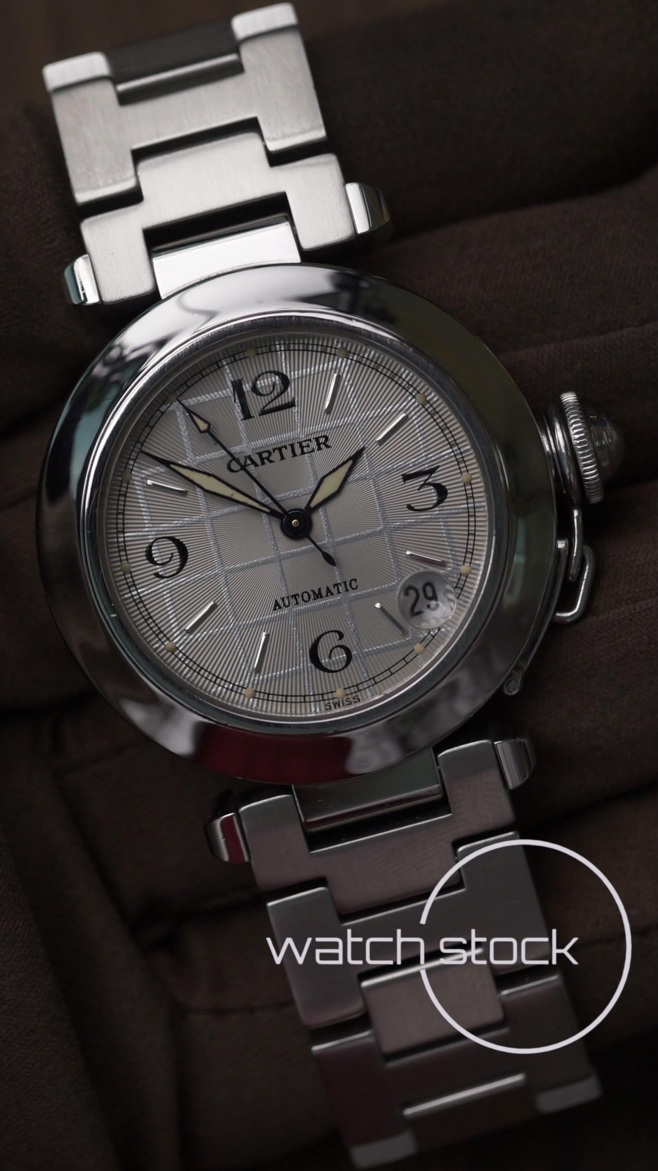 Cartier Pasha Automatic 35mm ref.2324 Grey dial