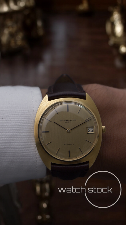 Vacheron costantin 18kt gold dial vintage Dress Watch unisex 34mm carica automatica