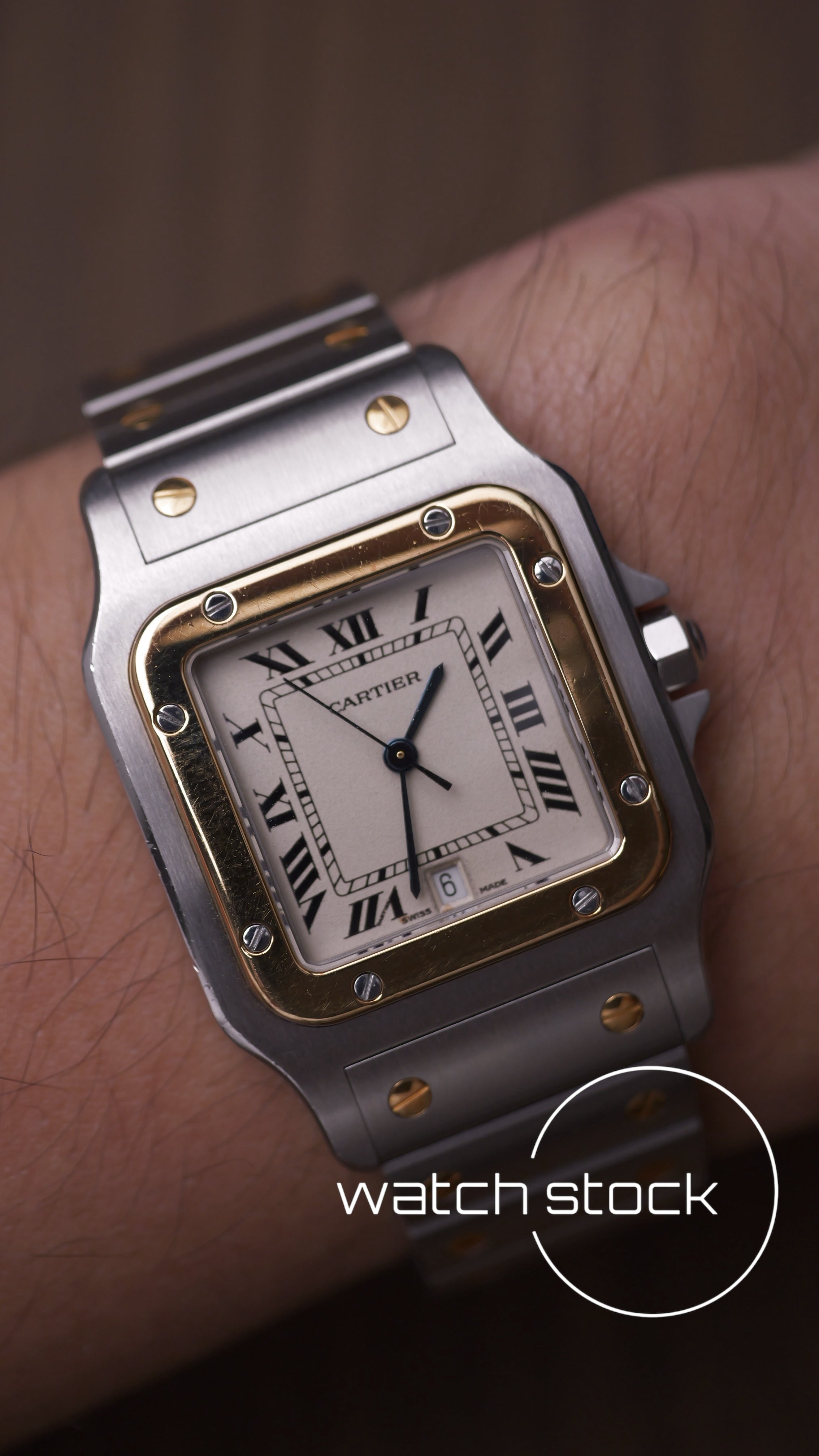 Cartier santos galbee 29x41mm ref.187901 Men size Like new