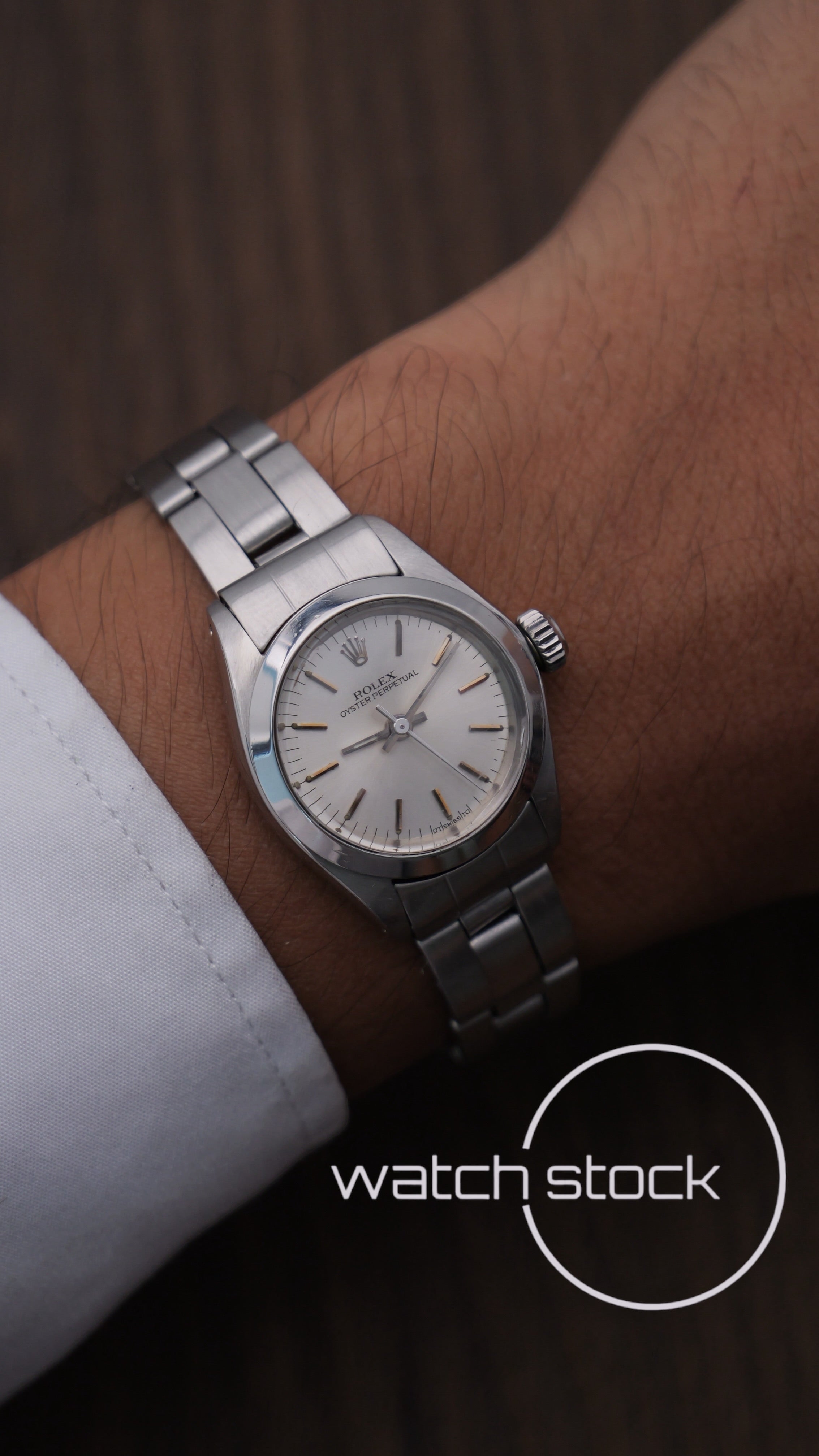 Rolex oyster perpetual  lady 24mm ref6718 con garanzia