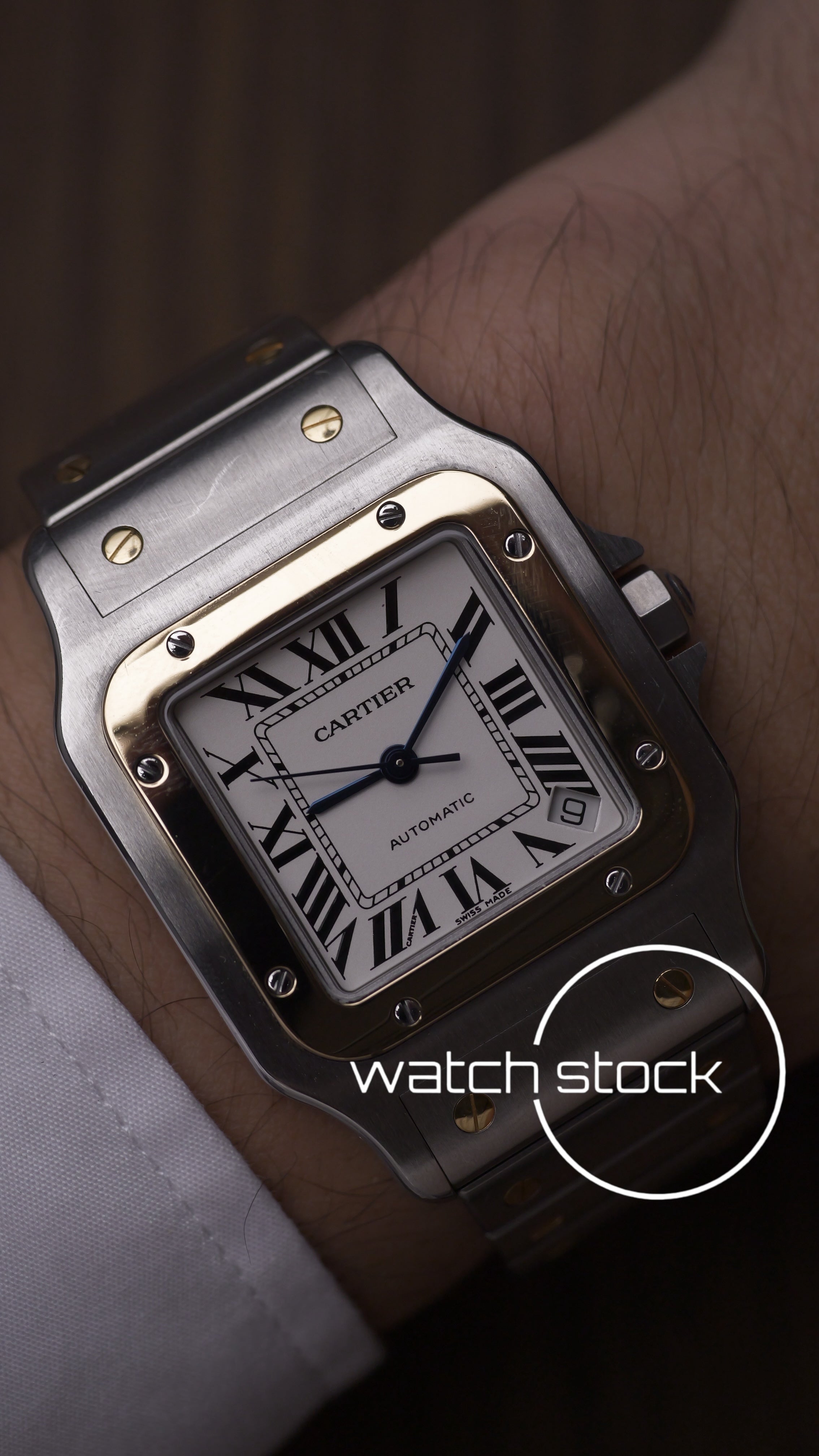 Cartier santos galbee XL gold steal ref.2823 Automatic 32x45mm