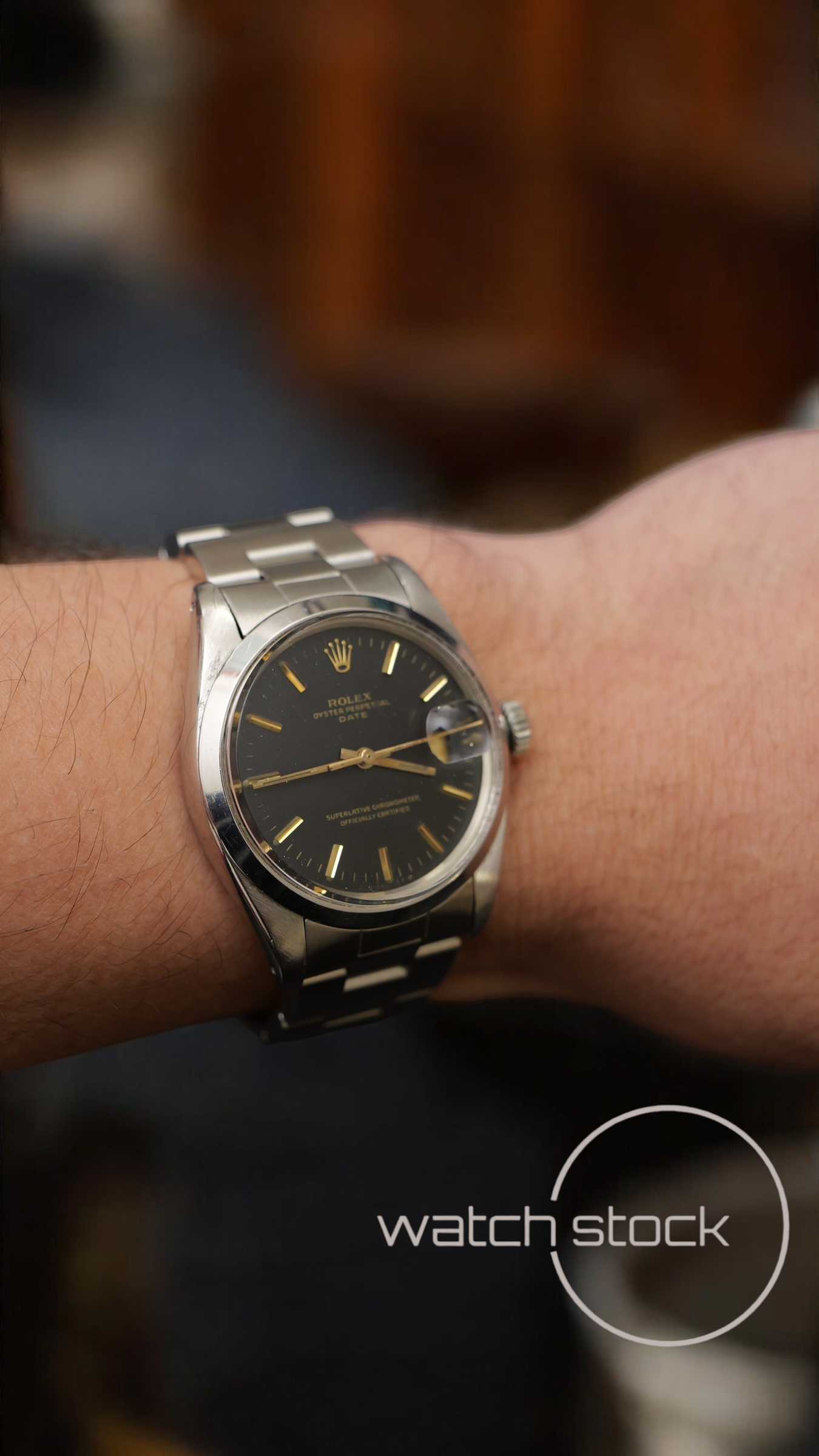 Rolex oyster perpetual 35 mm (special edition) mercato britannico ref.1500 with box