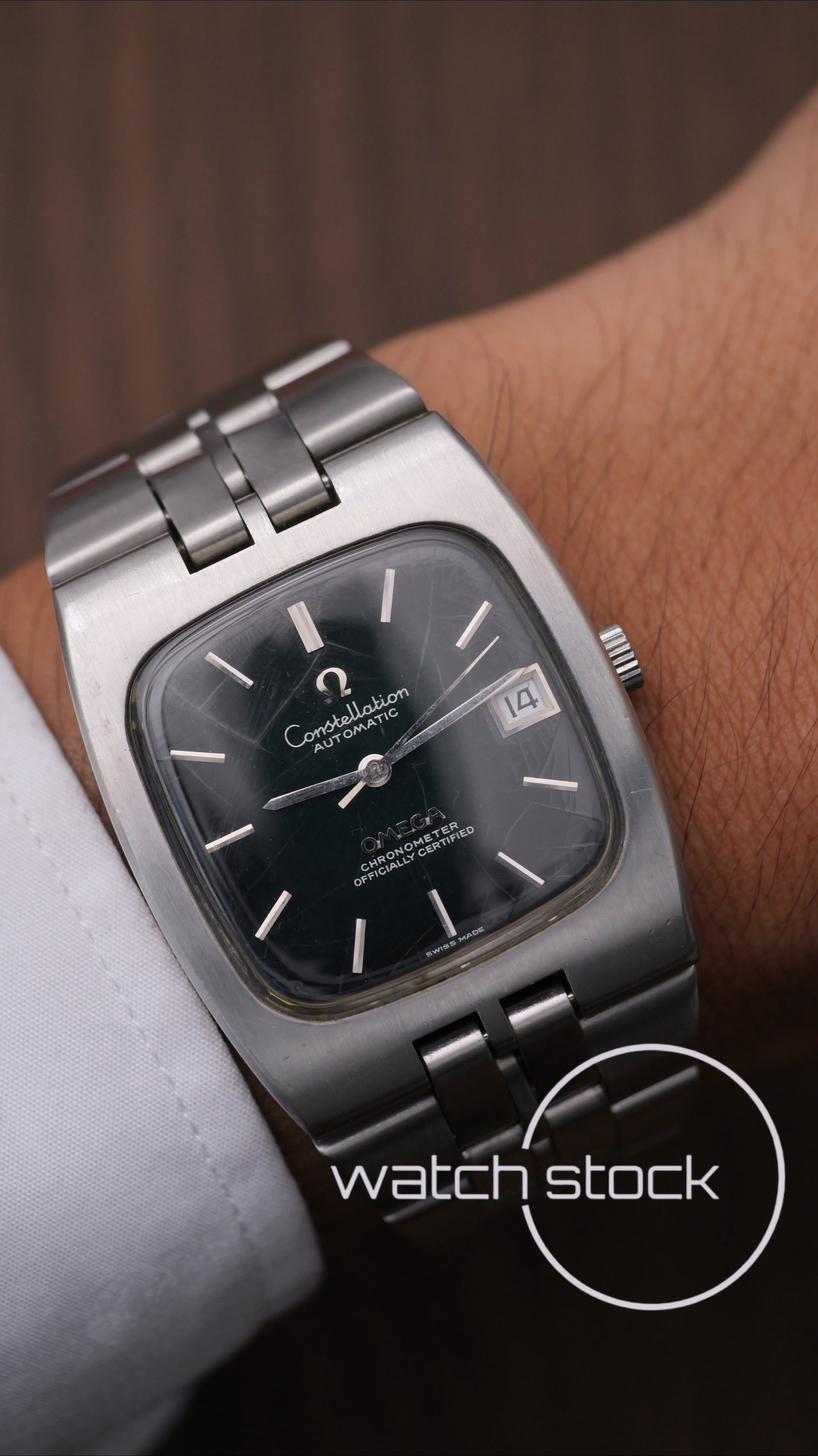 Omega Geneve Green degrade Dial 36mm automatic
