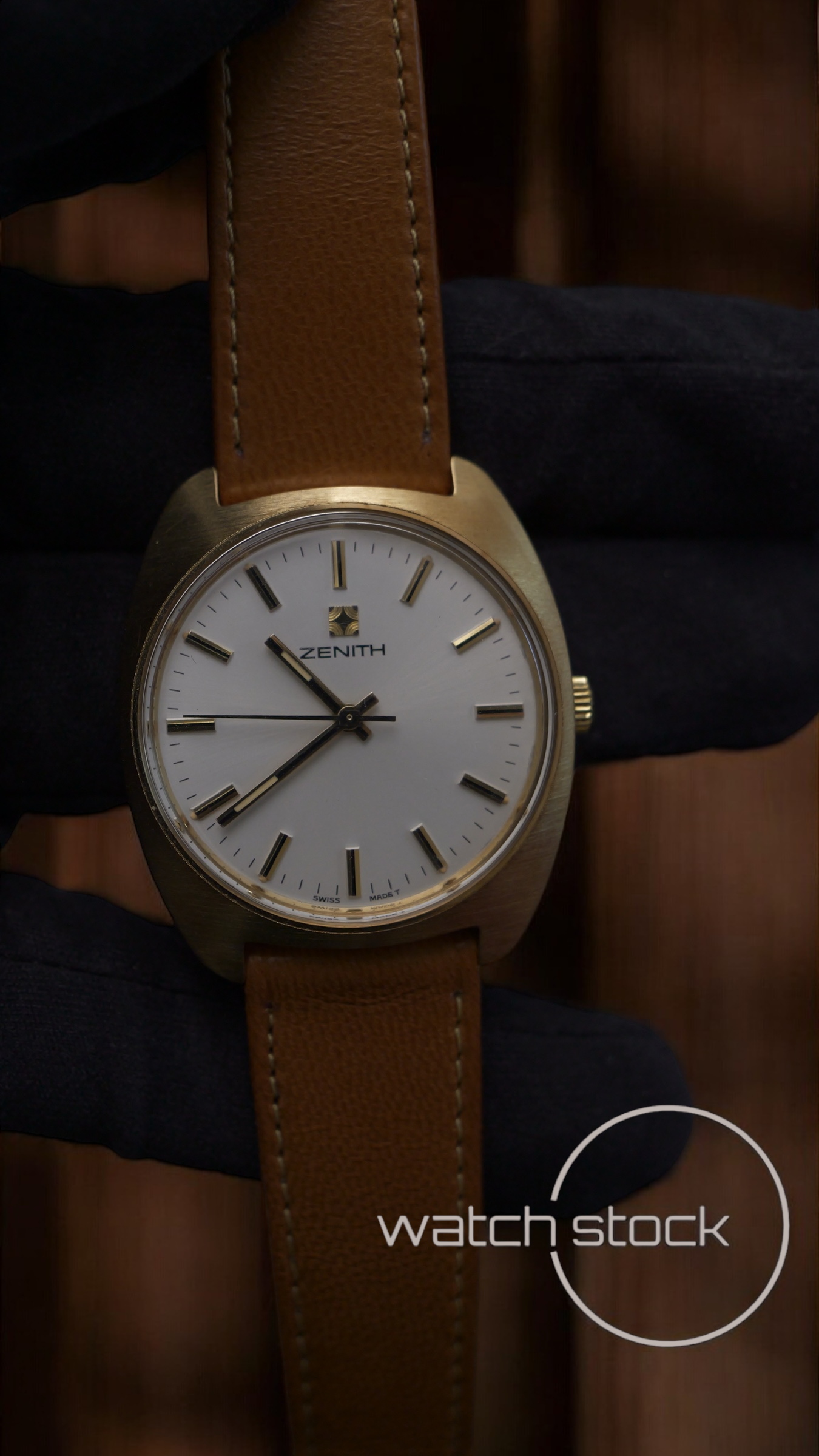 Zenith carica manuale vintage Dress Watch NOS 34mm