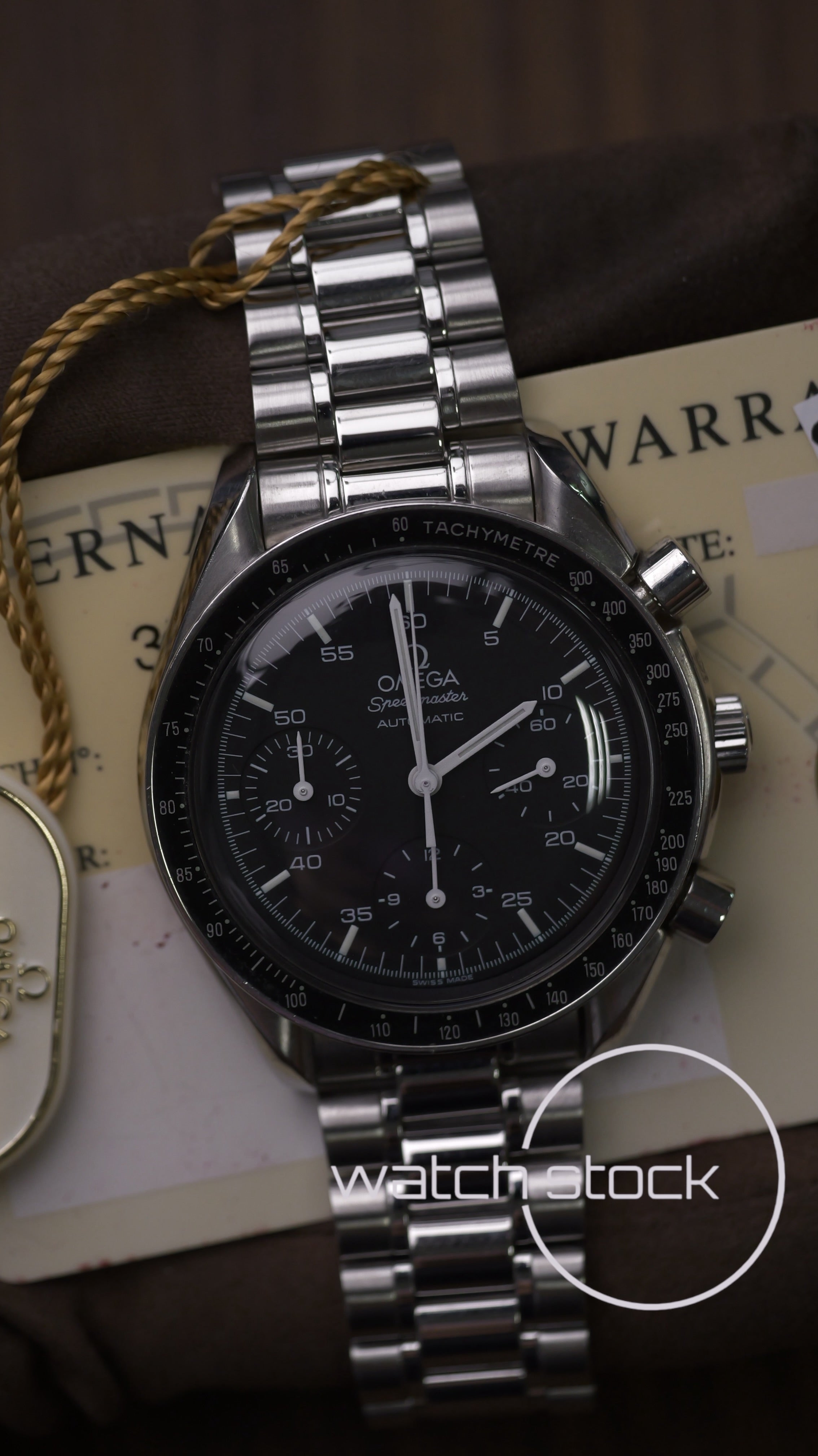 Omega speedmaster reduced+ PAPERS ref. 3510.50 39mm automatic 1998