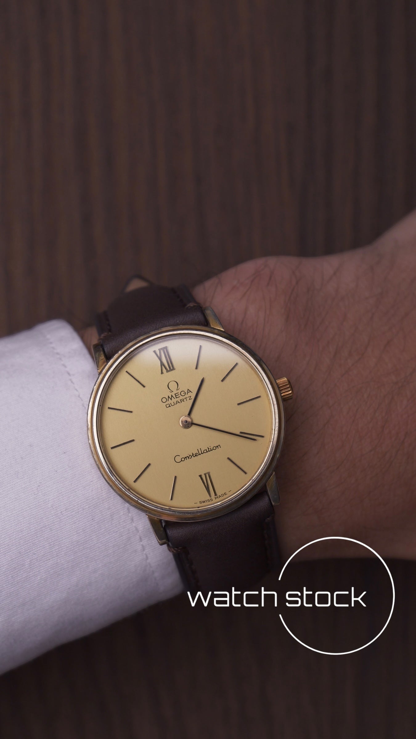 Omega De ville vintage 33mm placcato oro