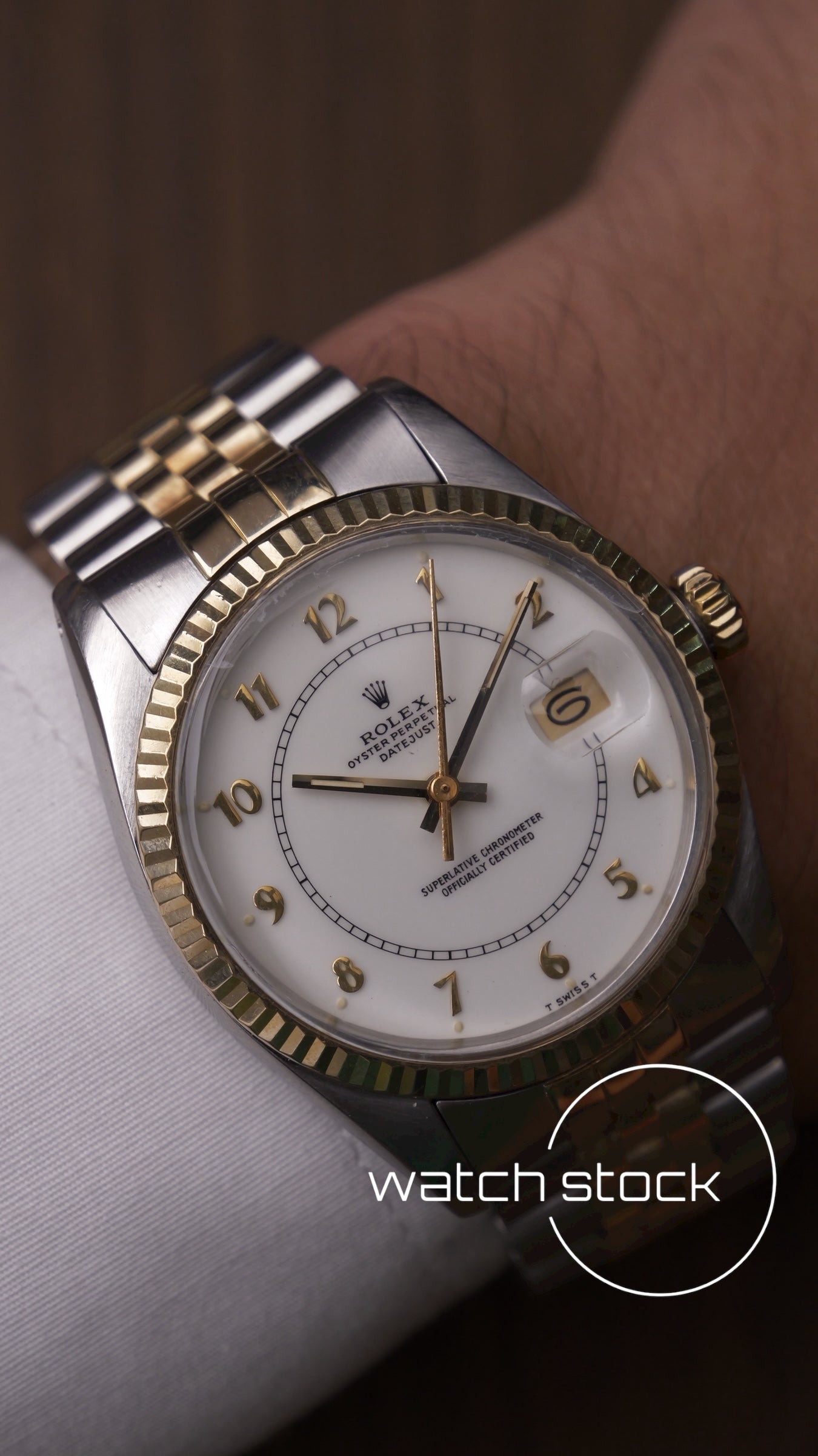 Rolex Datejust 16013 “Boiler” 36mm acciaio oro