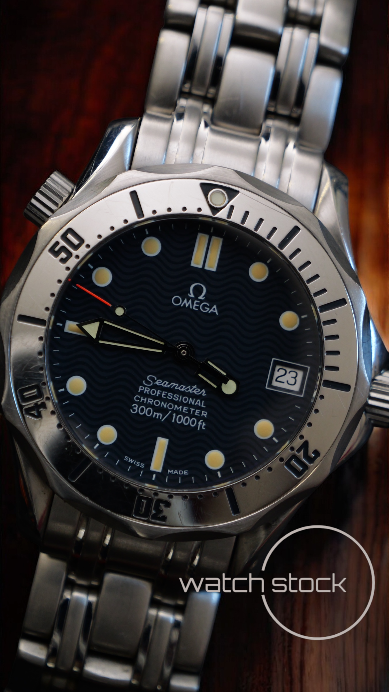 Omega seamaster 300m automatic (36mm) blue dial ref. 168.1502