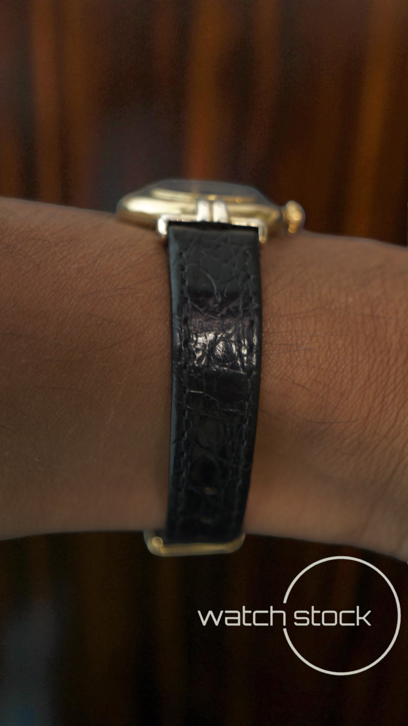 Cartier vermeil colisee spider dial 24mm ref. 590002 quarz