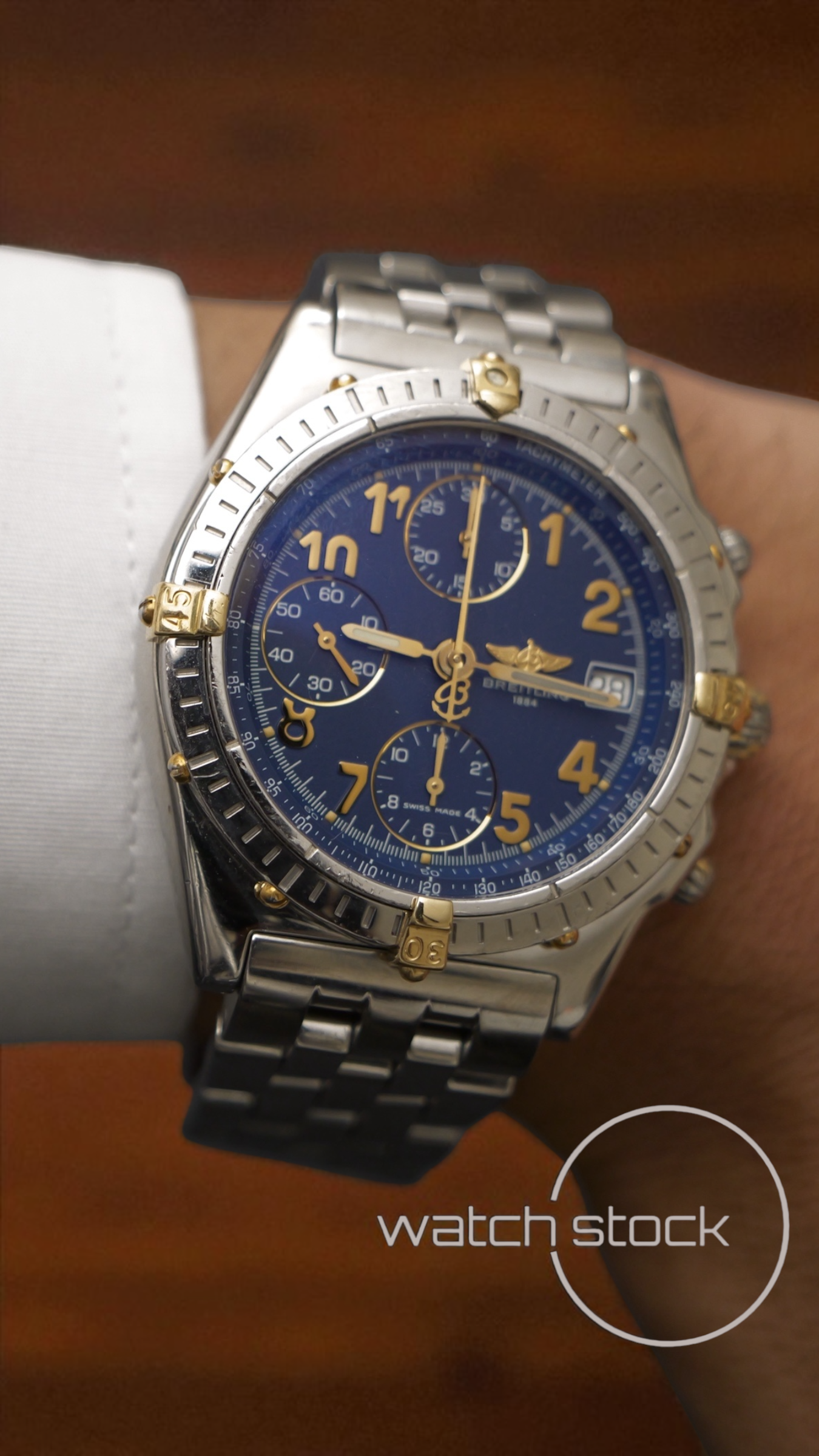 Breitling chronomat blue dial ref.B13050.1 Automatic