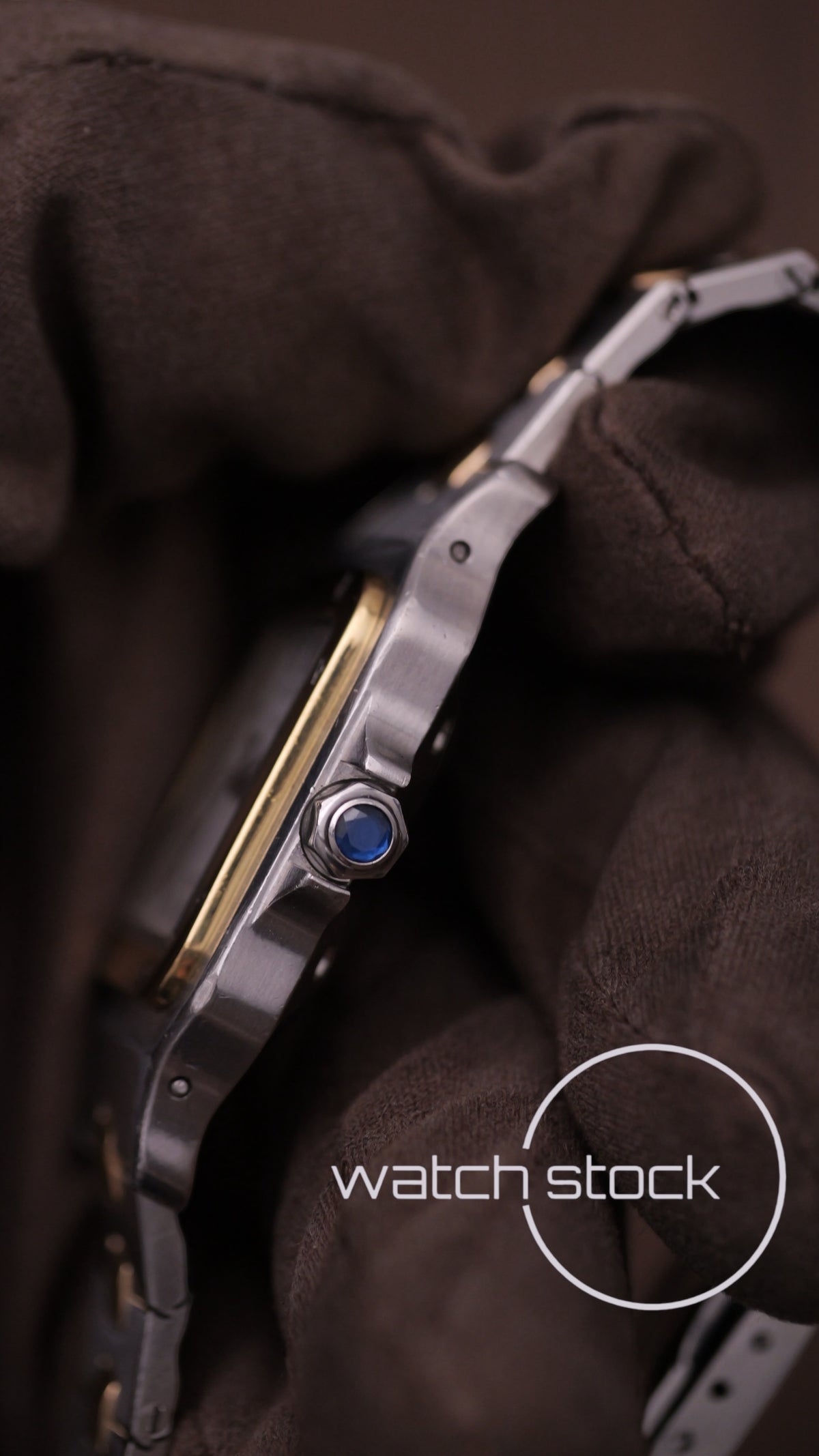 Cartier santos carré ref.2961 Godron Automatic vintage 29x41mm
