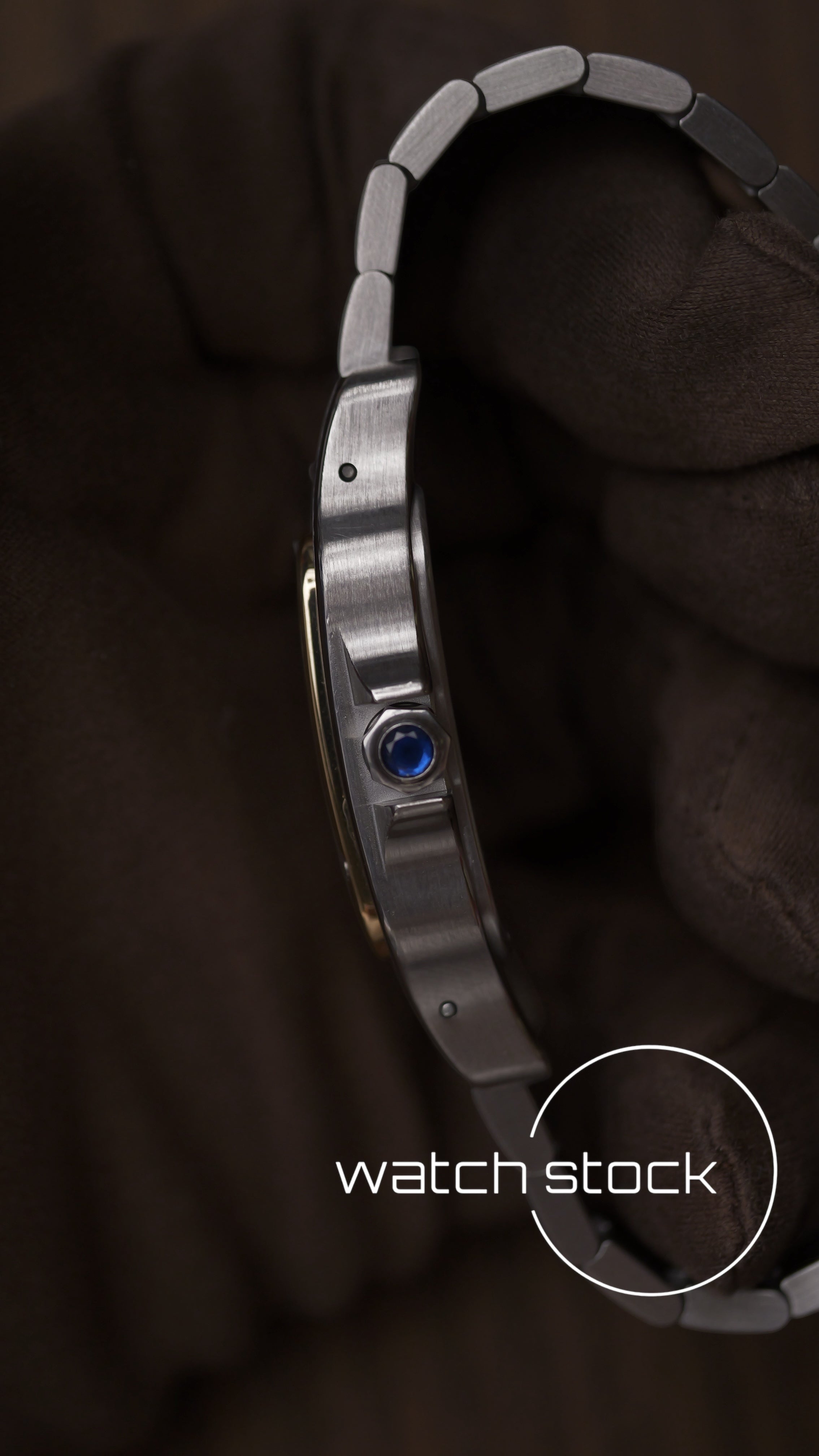 Cartier santos galbee XL gold steal ref.2823 Full set Automatic 32x45mm