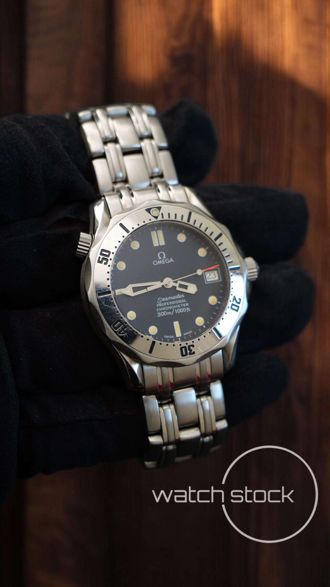 Omega seamaster 300m automatic (36mm) blue dial ref. 168.1502