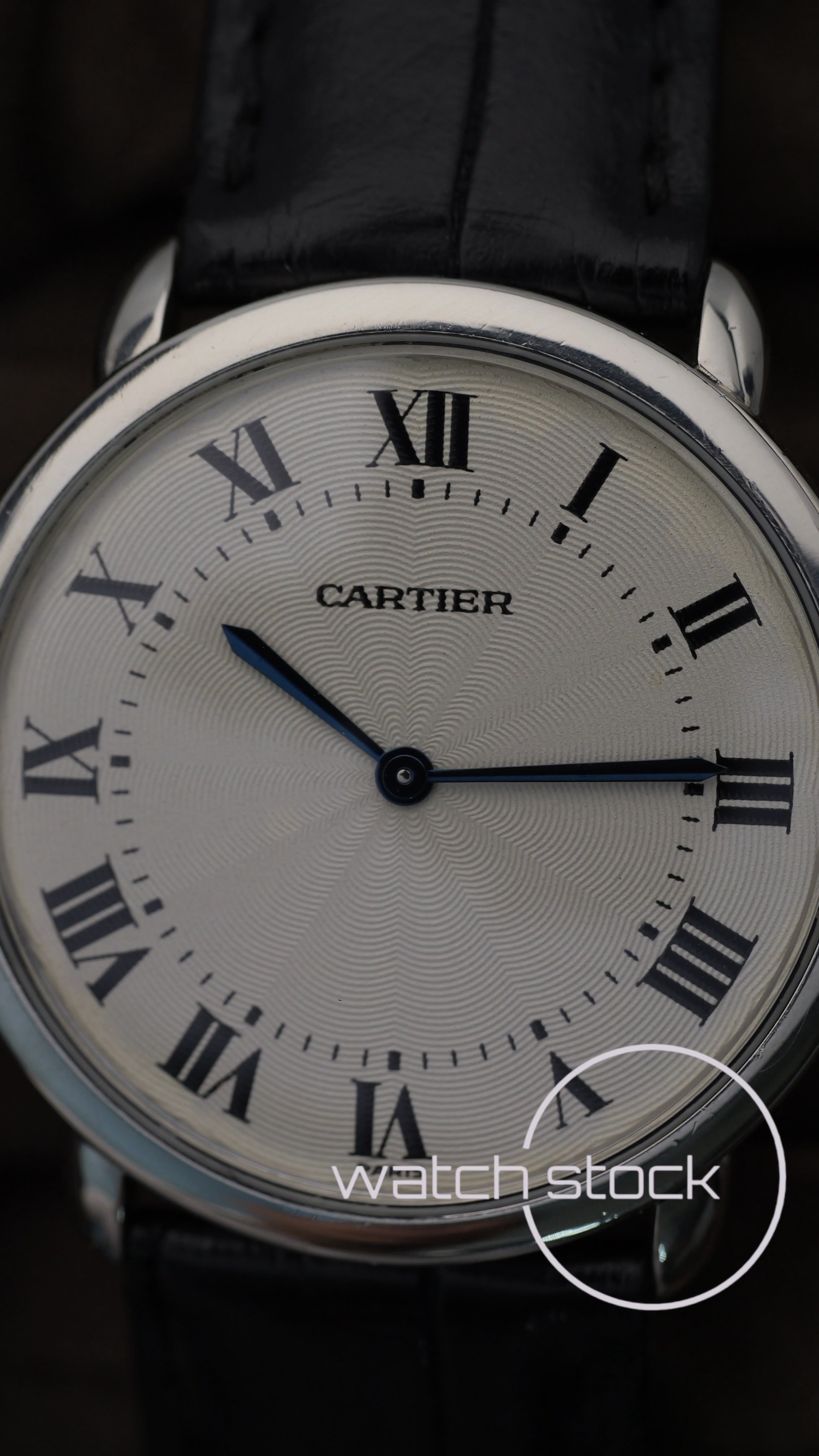 Cartier Ronde Louis Cartier 36mm ref.1297 MOLTO RARO Platino e Oro Bianco