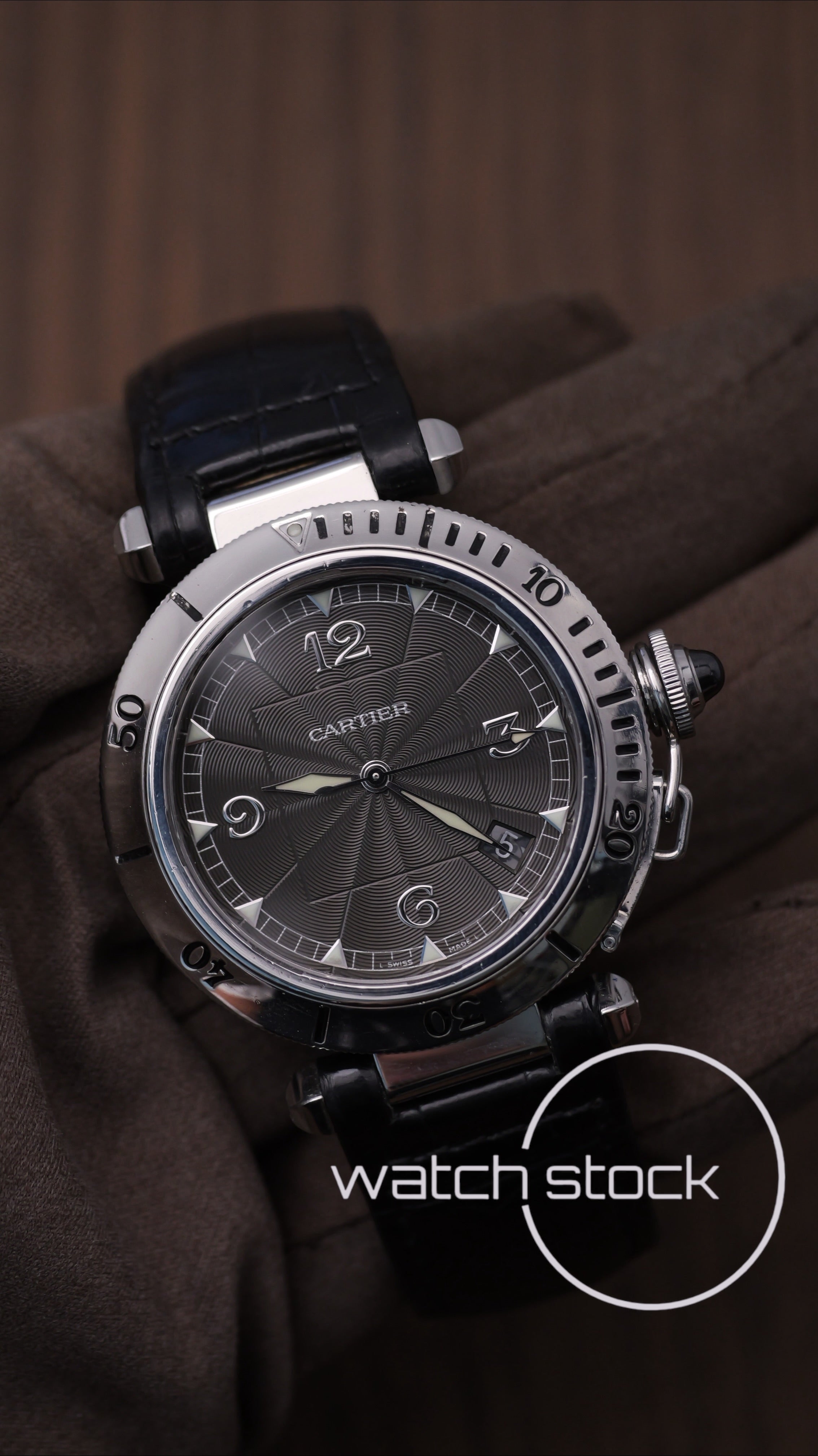 Cartier Pasha Automatic 38mm ref.2379 Platinum