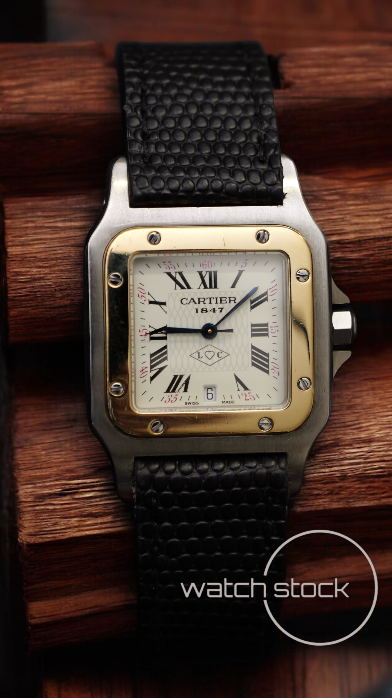 Cartier santos galbe anniversario 150th (RARO) 29x41mm santos de cartier quarz