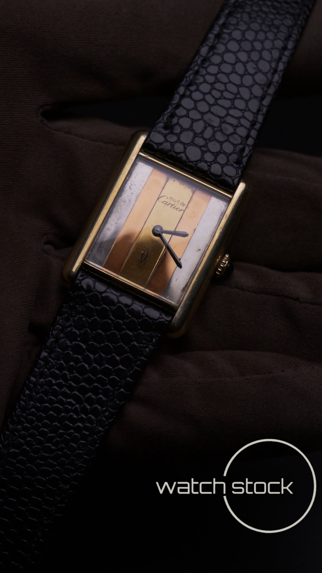 Cartier Tank TG6 ref160800 quadrante trinity 1970