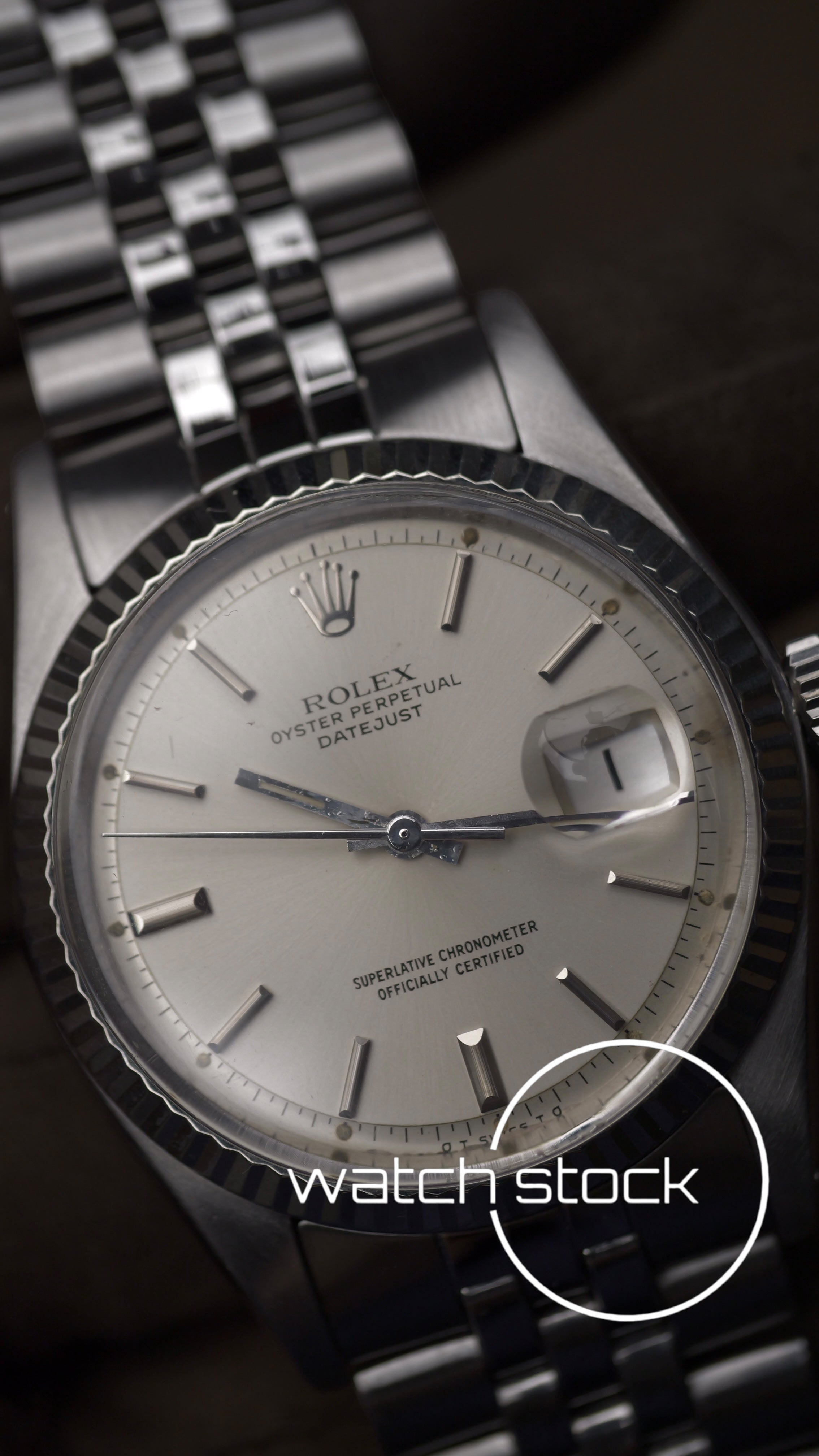 Rolex datejust 36mm ref. 1601 argente dial
