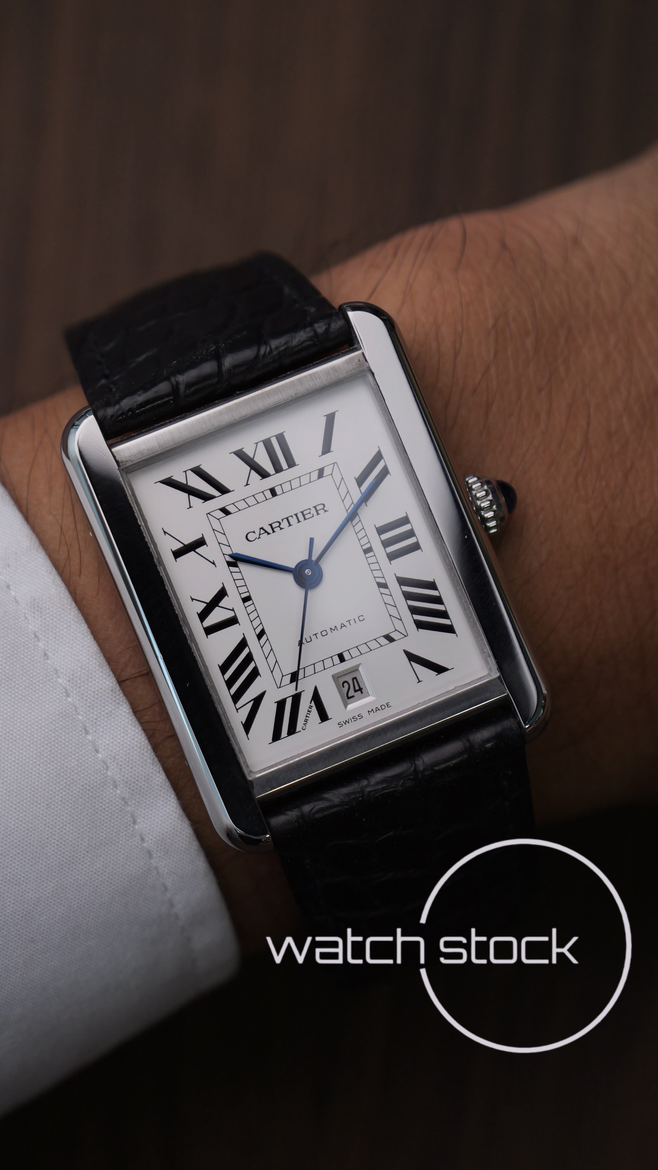 Cartier tank solo XL automatic 2015 ref. 3515 Full set