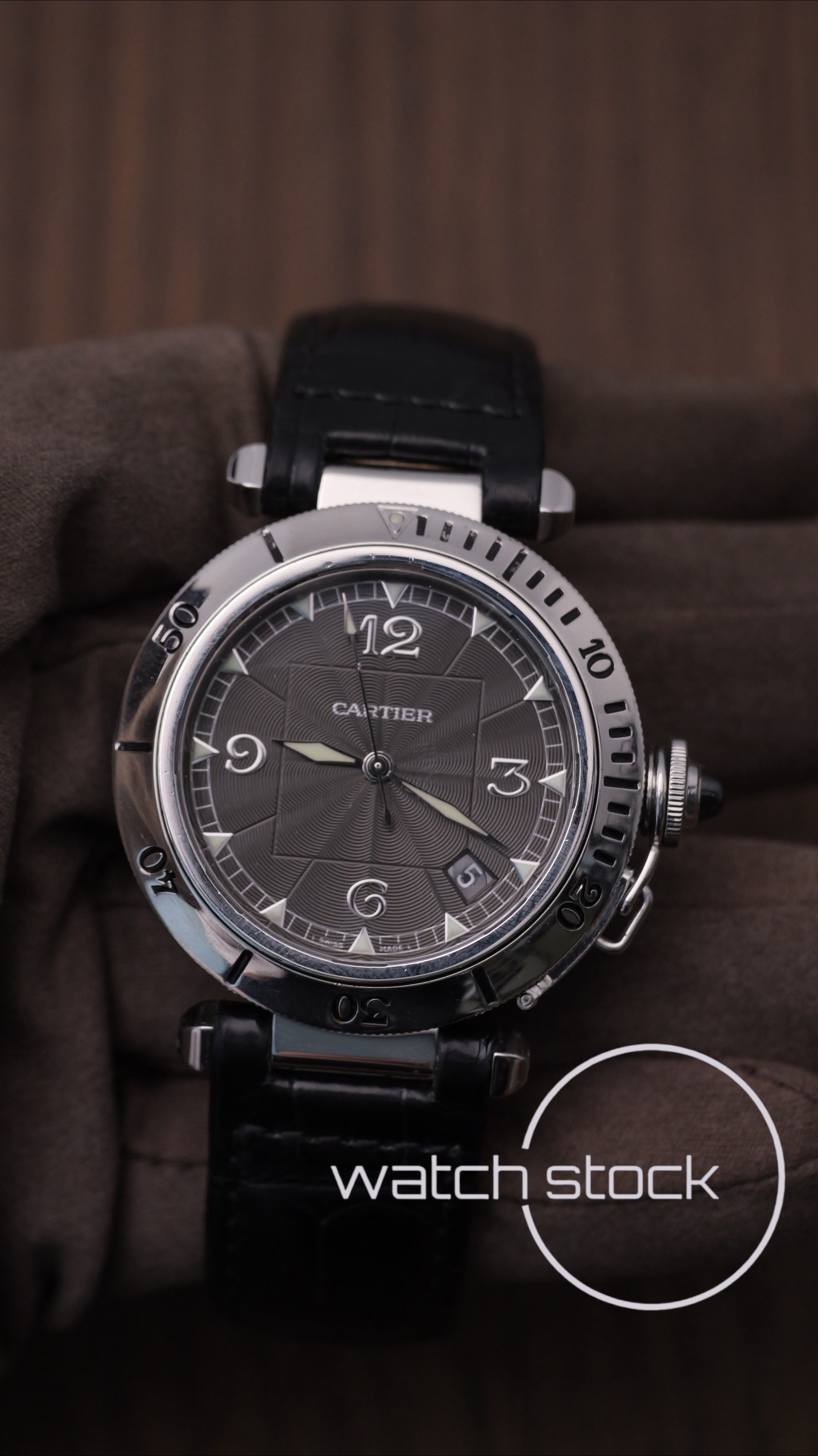 Cartier Pasha Automatic 38mm ref.2379 Platinum