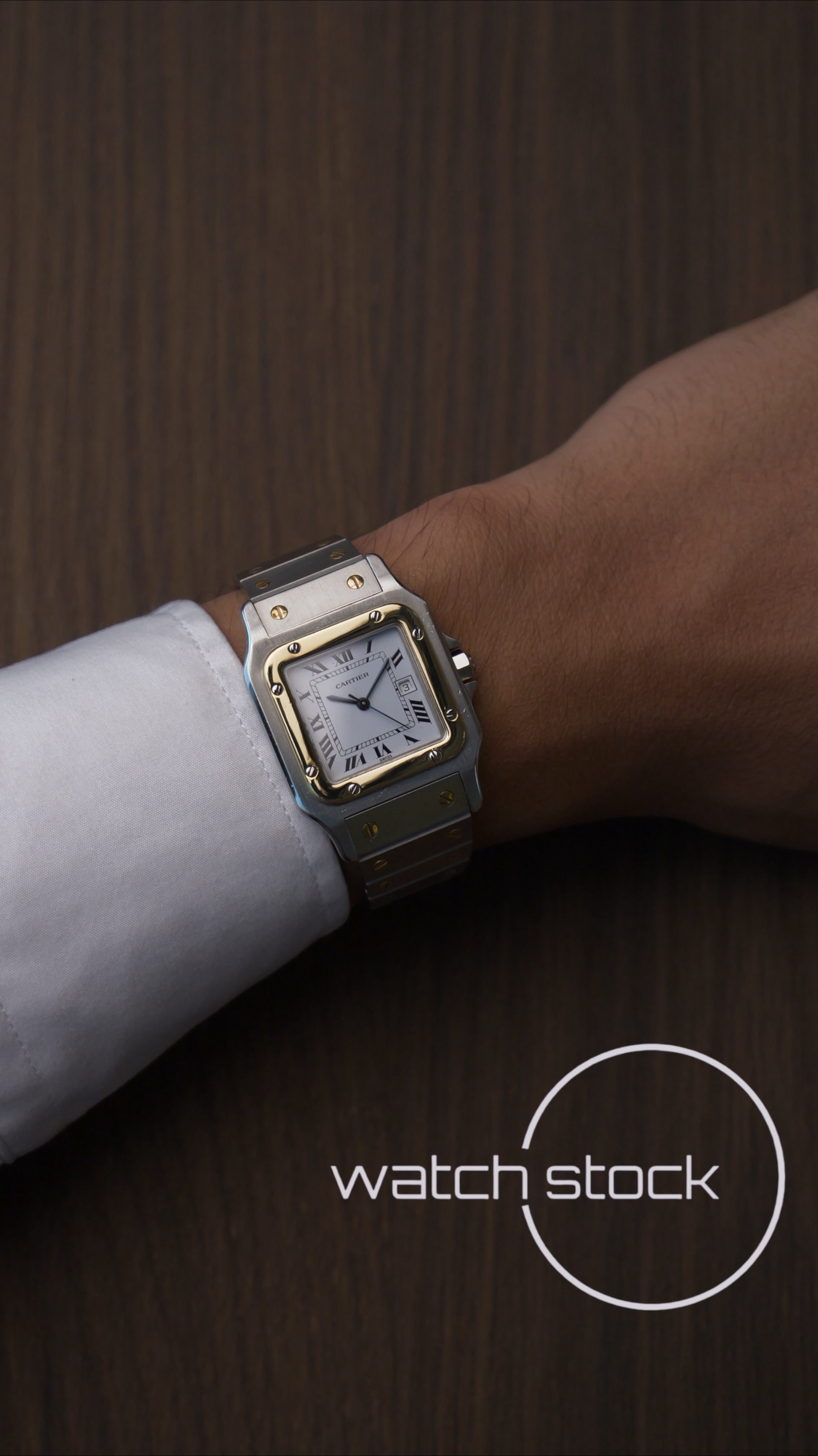 Cartier santos carré ref.2961 Automatic vintage 29x41mm