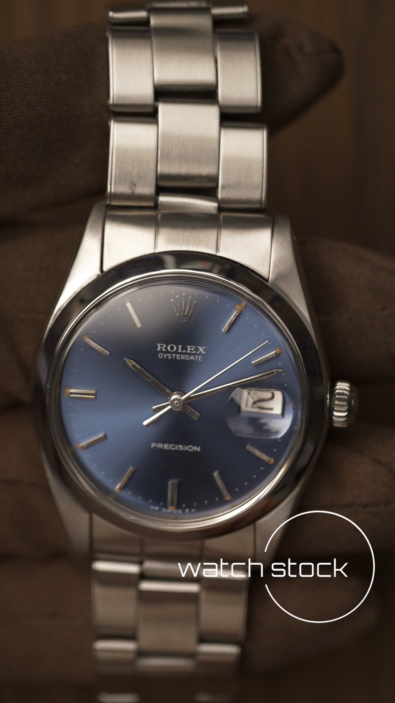 Rolex precision 34mm ref.6694 blue dial